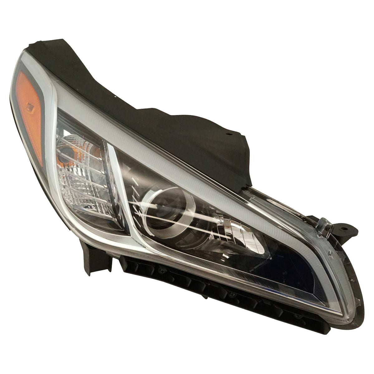 For 2015 2016 2017 Hyundai Sonata Headlight Assembly Halogen with Bulb Passenger Side