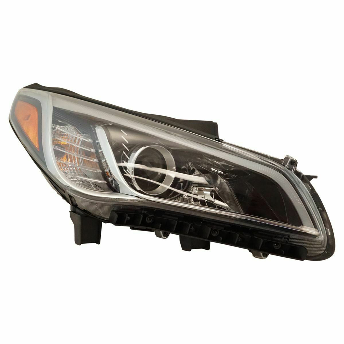 For 2015 2016 2017 Hyundai Sonata Headlight Assembly Halogen with Bulb Passenger Side