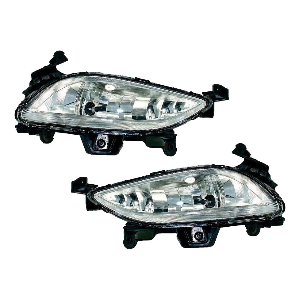 2011 2012 2013 Hyundai Sonata Fog Daytime Running Lights DRL Lamps Halogen 2pc