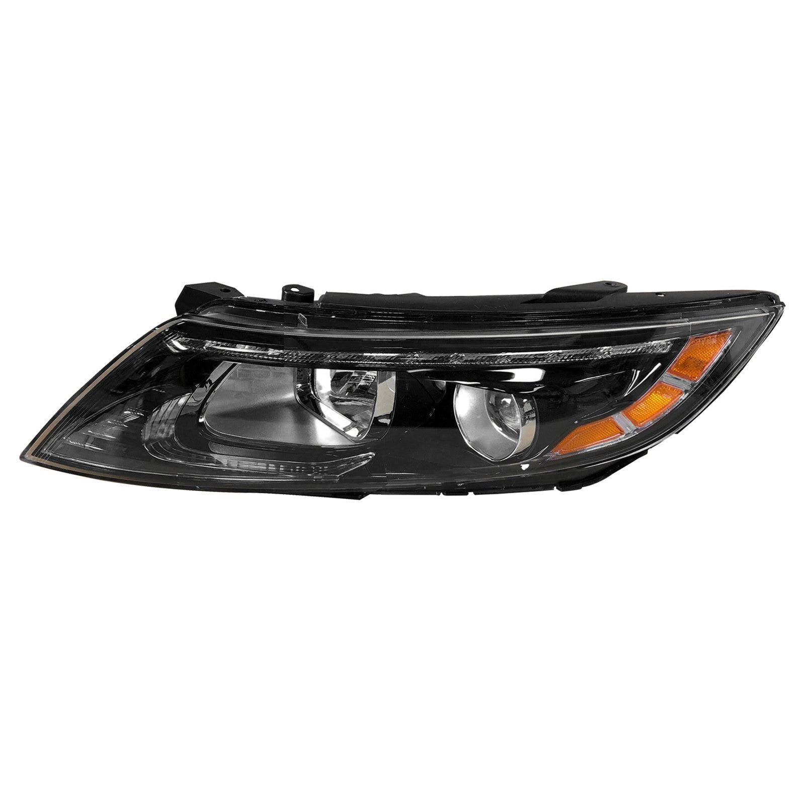 For 2014 2015 Kia Optima Headlight Assembly Halogen with LED Tube Projector Driver Side