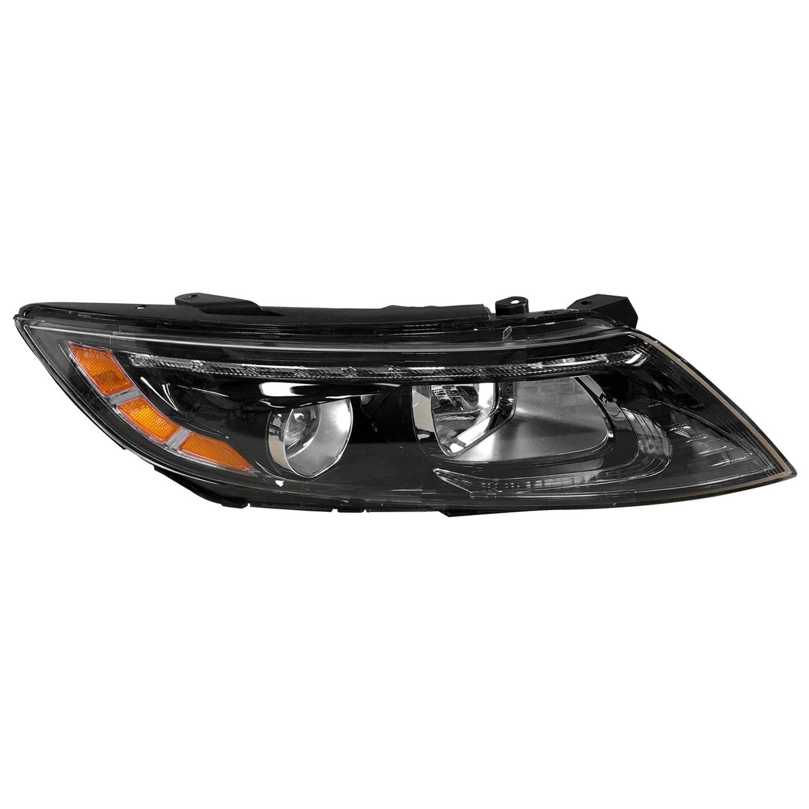 For 2014 2015 Kia Optima Headlight Assembly Halogen with LED Tube Projector Left Right Pair