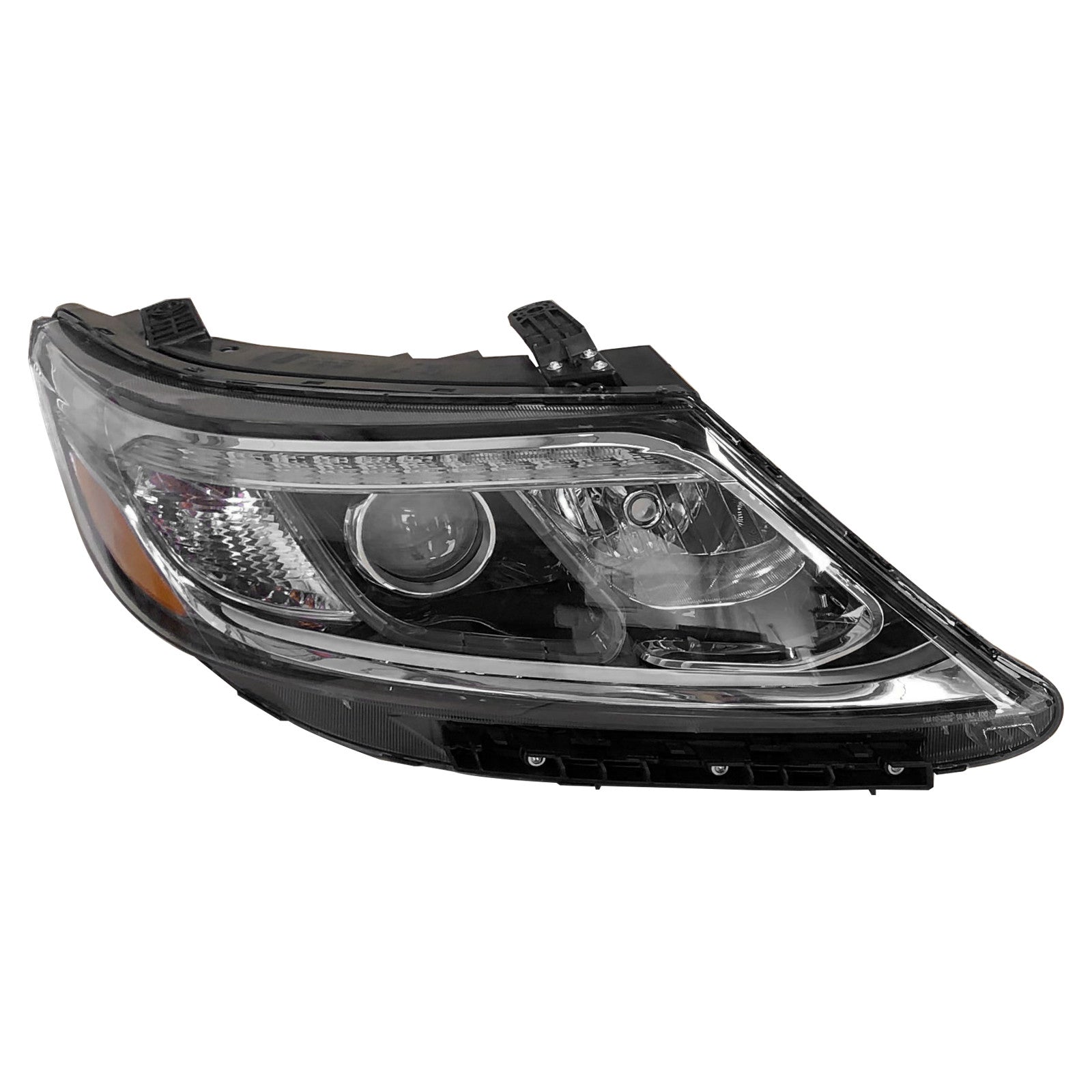 For 2014 2015 Kia Sorento EX SX Headlight Assembly Halogen with LED DRL Projector Left Right Pair