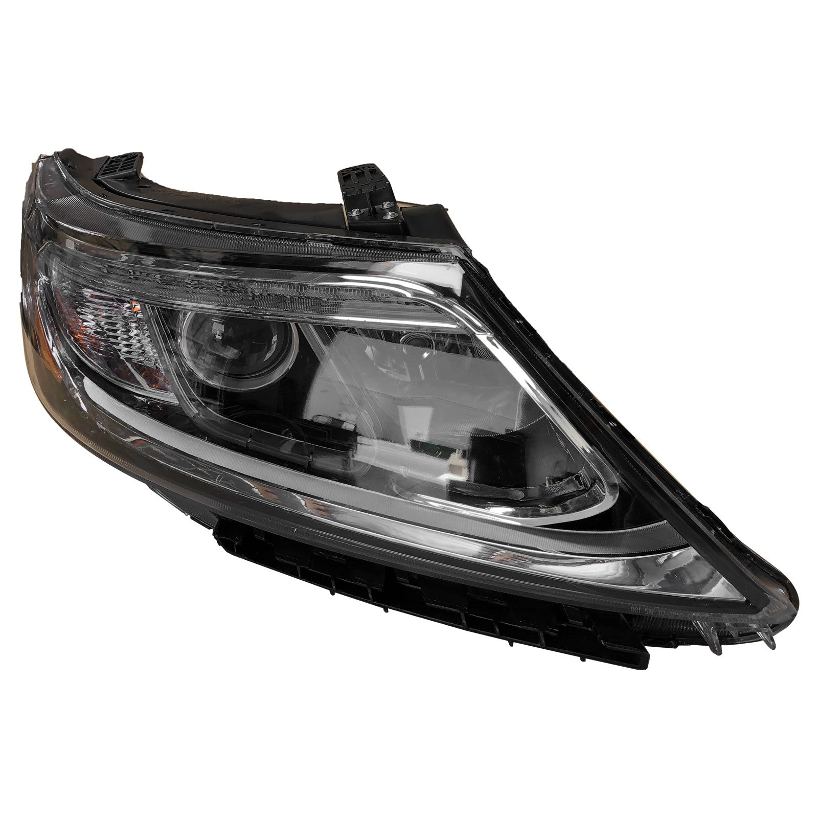 For 2014 2015 Kia Sorento EX SX Headlight Assembly Halogen with LED DRL Projector Left Right Pair