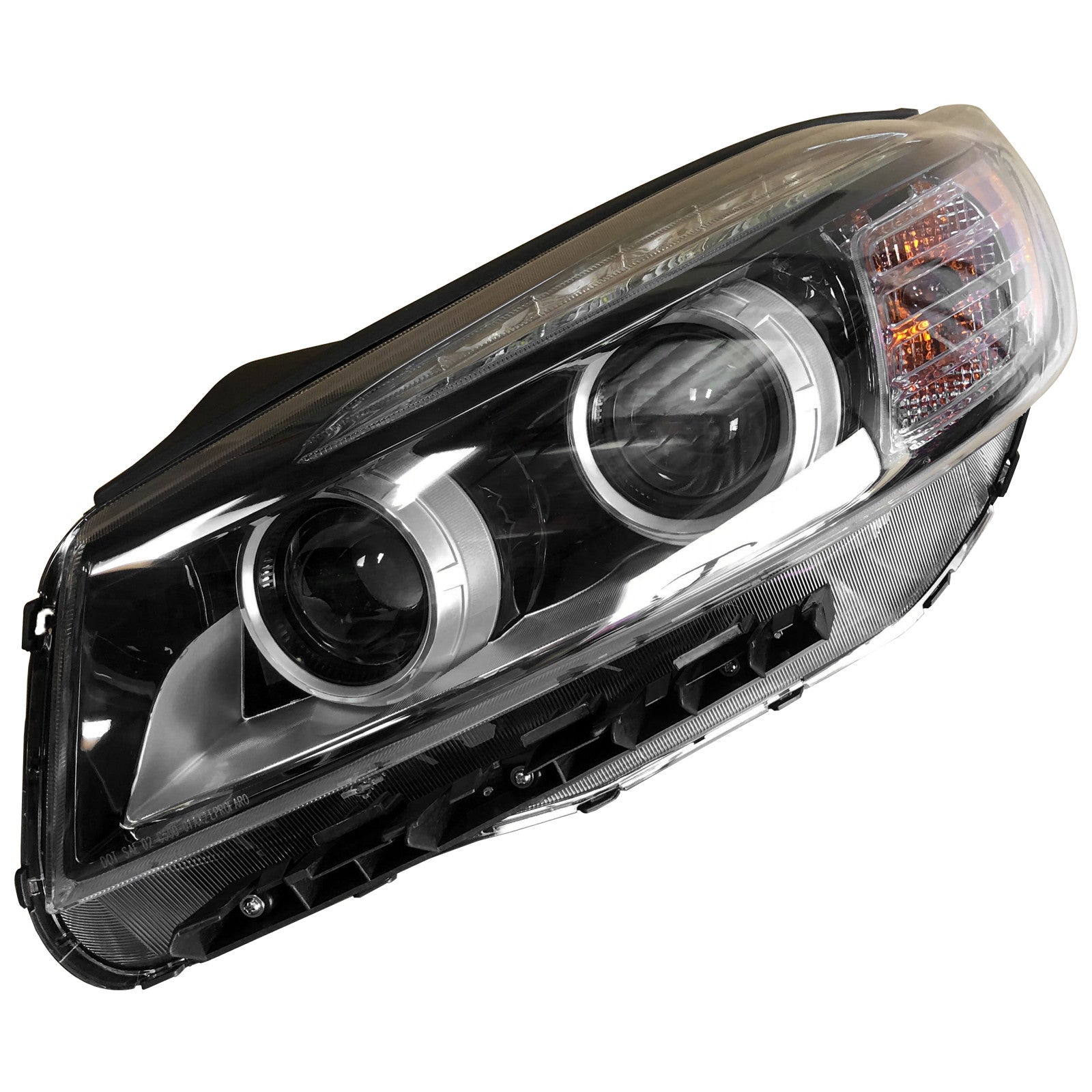 For 2016 2017 2018 Kia Sorento Headlight Assembly Halogen with LED Accent Light Driver Side