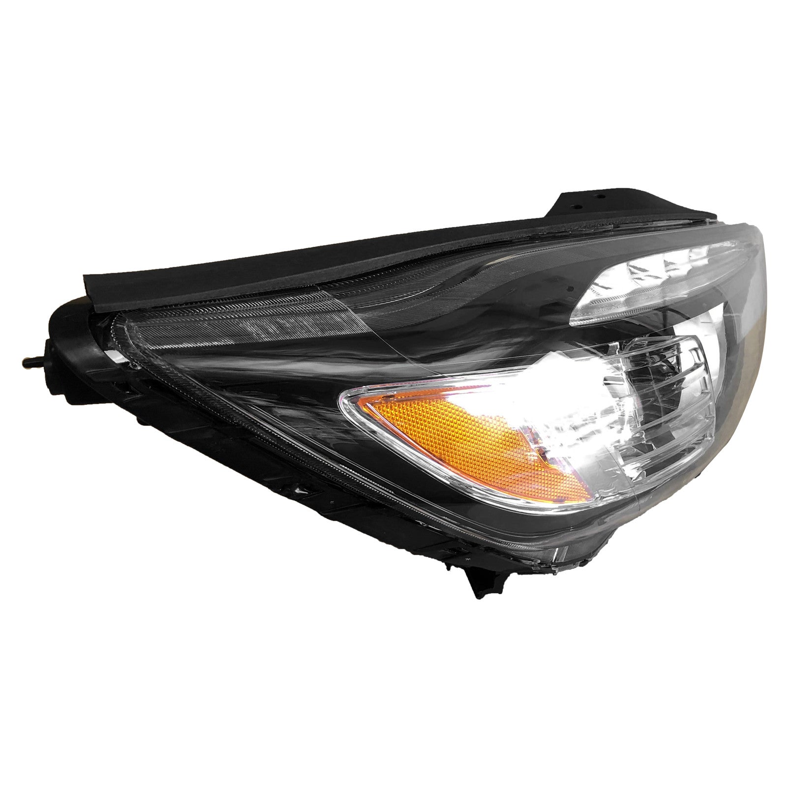 For 2016 2017 2018 Kia Sorento Headlight Assembly Halogen with LED Accent Light Passenger Side