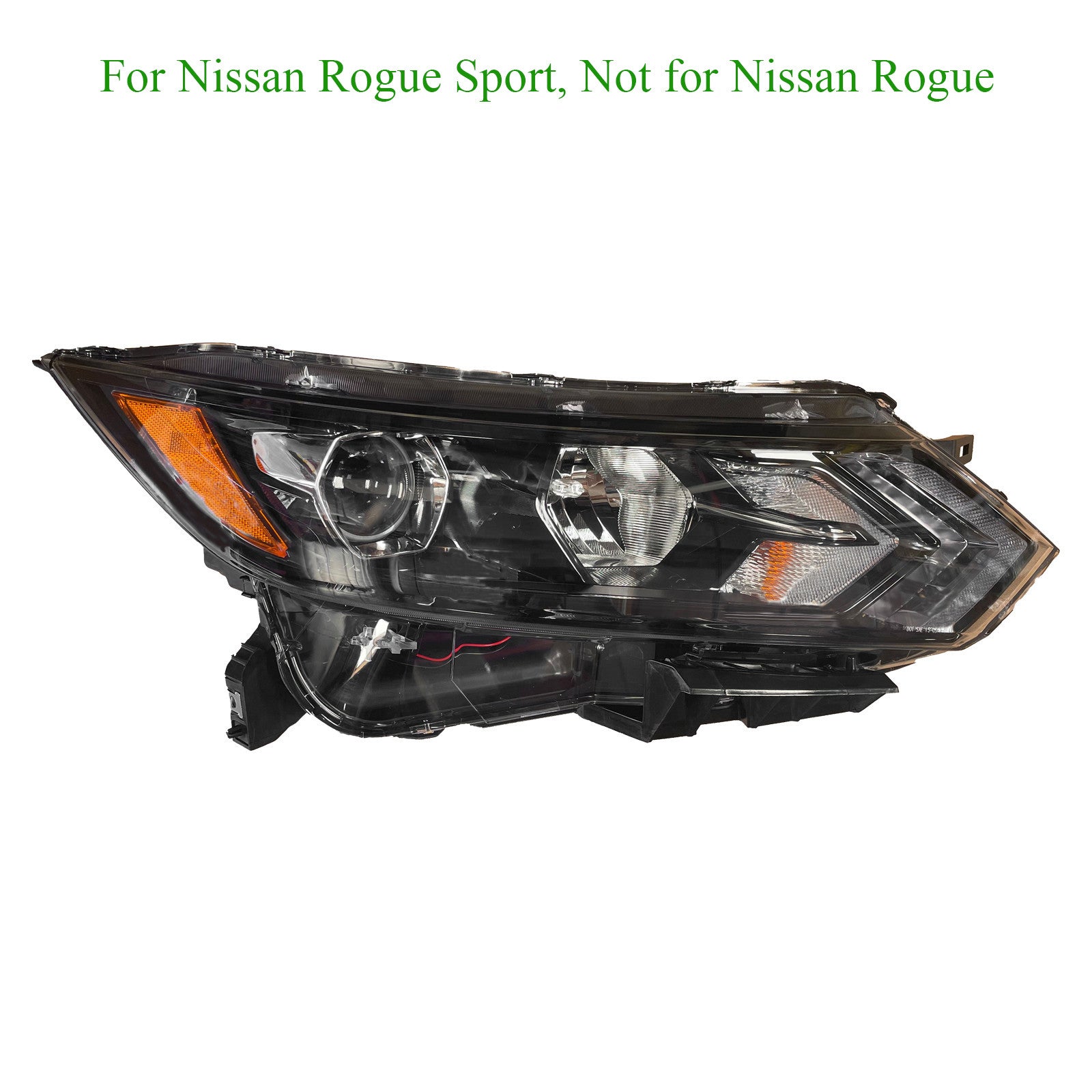 For 2020 2021 2022 Nissan Rogue Sport Headlight Assembly Halogen with LED Projector Passenger Side
