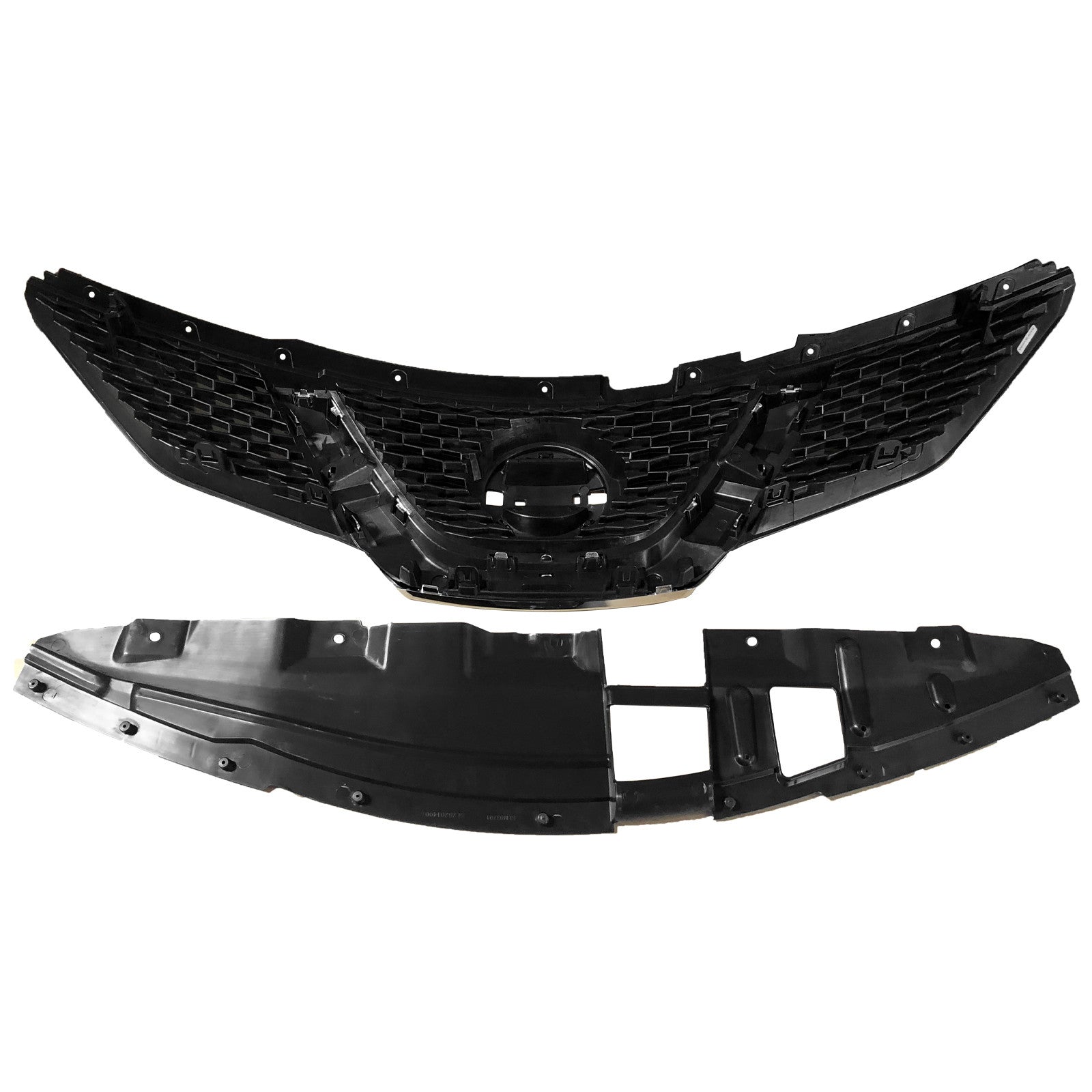For 2017 2018 2019 Nissan Rogue Sport 4DR Front Upper Grille Without Camera Hole 623106MA0A 623106MG0A 2pcs