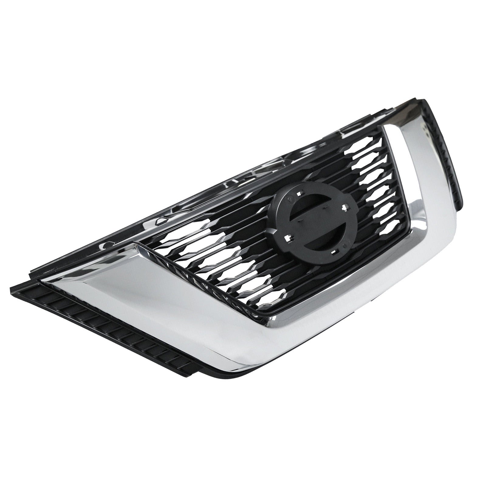 2016 2017 2018 Nissan Rogue Front Upper Bumper Grille Assembly Chrome Black