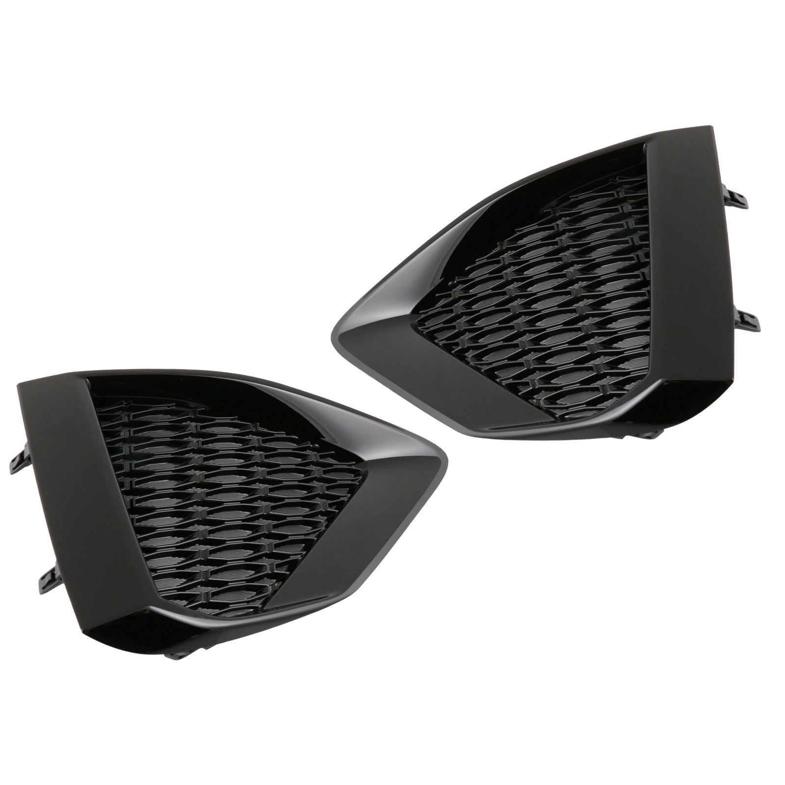 For 2019 2020 2021 2022 2023 Nissan Maxima Front Upper Bumper Grille & Fog Light Bezels Set 3pcs