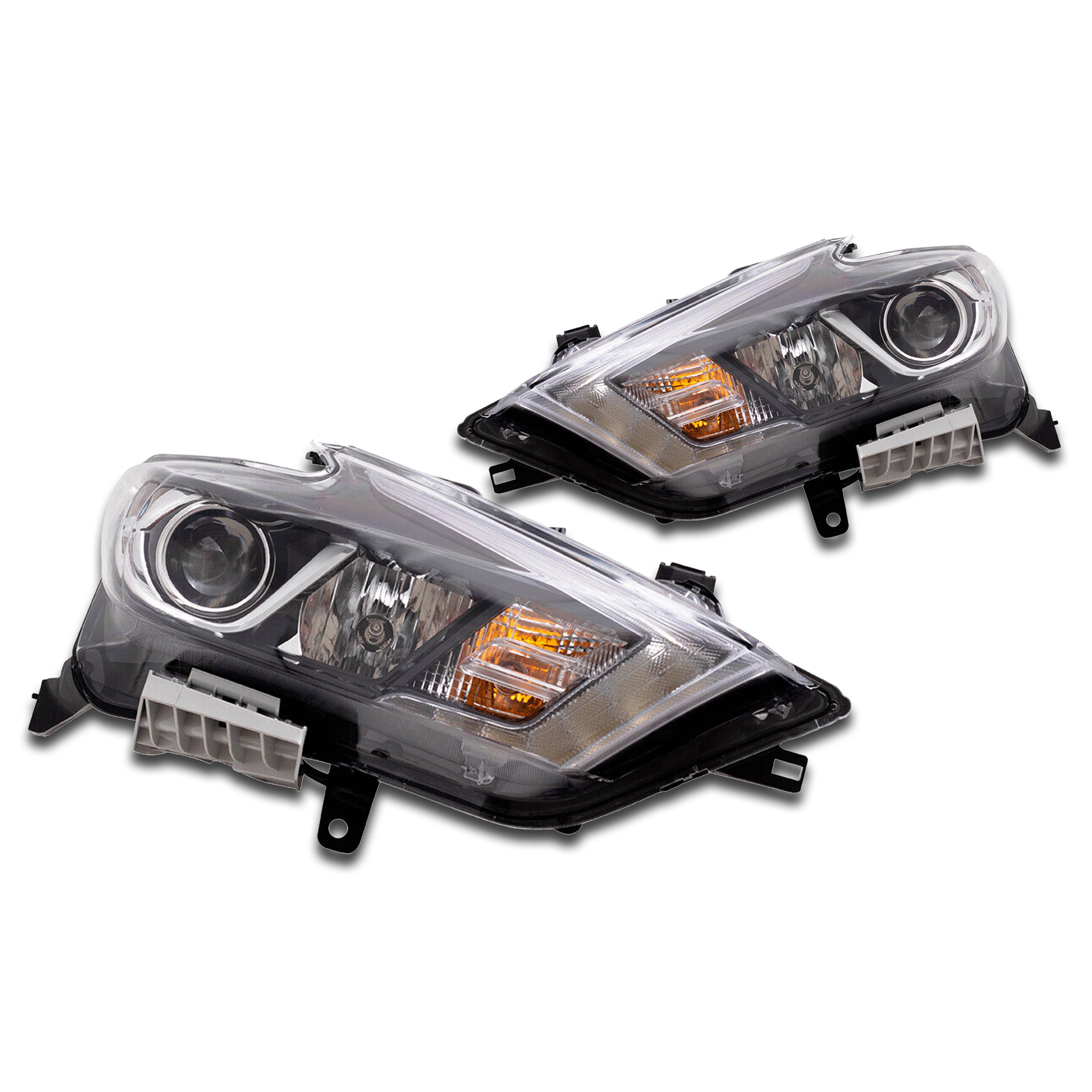 For 2016 2017 2018 Nissan Maxima Halogen Headlight Headlamp Assembly S SV SL Left Right Driver Passenger Side LH RH Pair Set 2Pcs 260604RF0B 260104RF0B