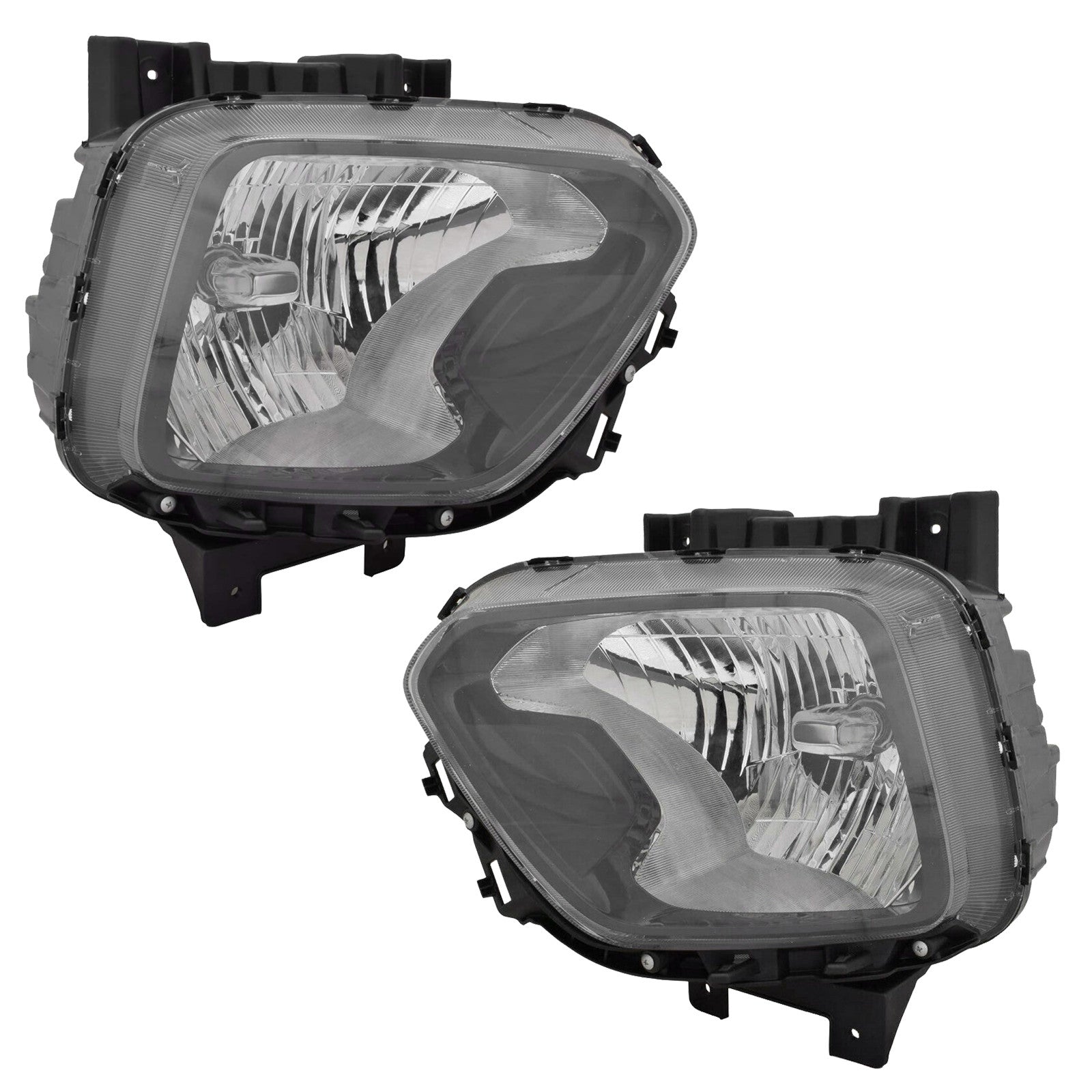 For 2020 2021 2022 Kia Soul Headlight Assembly Halogen Left Right Pair