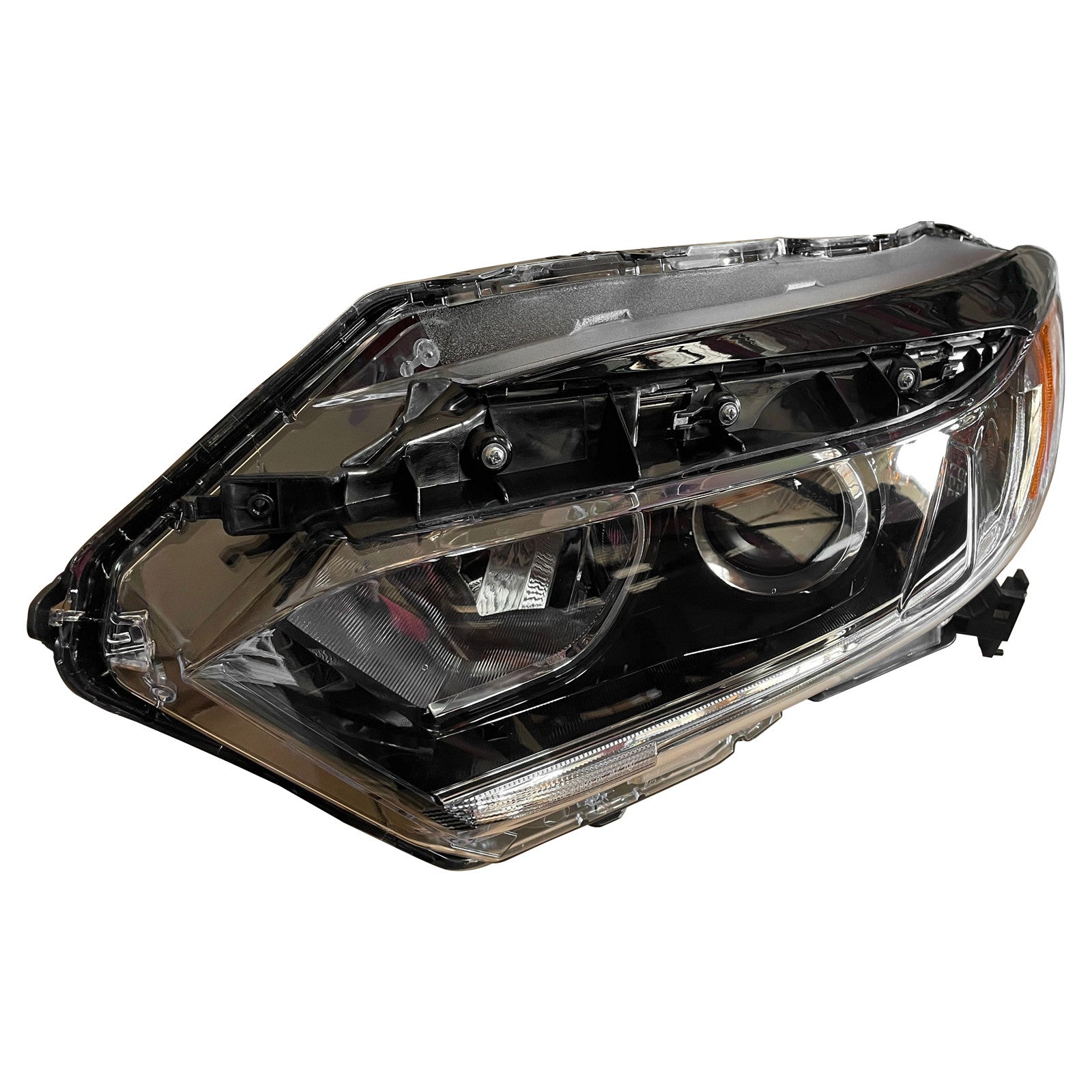 For 2019 2020 2021 2022 Honda HRV HR-V Headlight Assembly Halogen with LED DRL Strip Driver Side