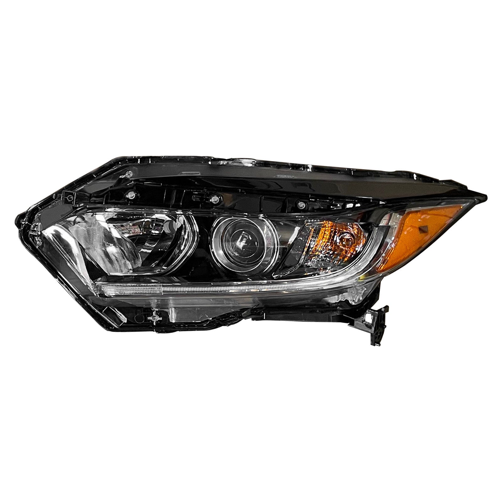 For 2019 2020 2021 2022 Honda HRV HR-V Headlight Assembly Halogen with LED DRL Strip Left Right Pair