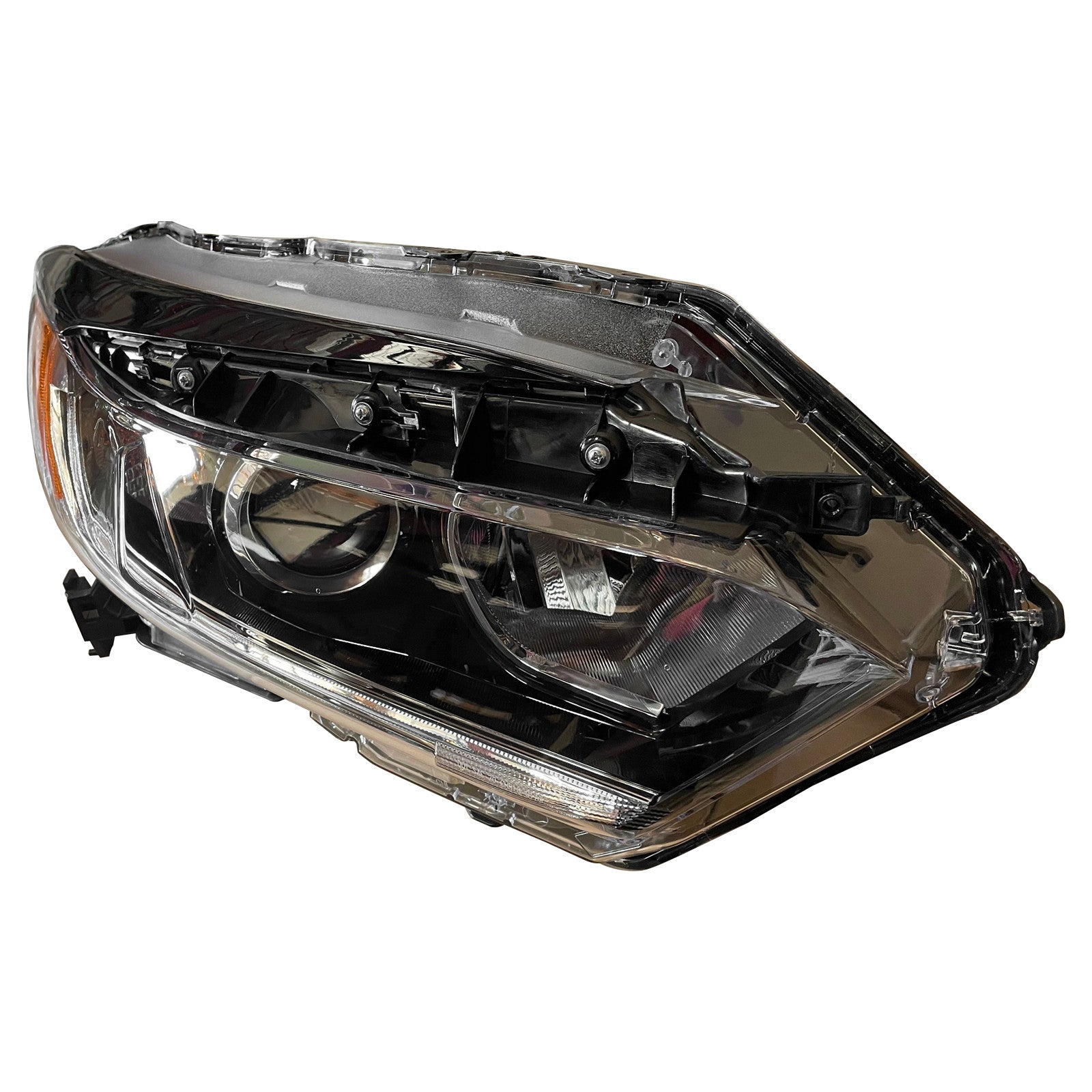 For 2019 2020 2021 2022 Honda HRV HR-V Headlight Assembly Halogen with LED DRL Strip Left Right Pair