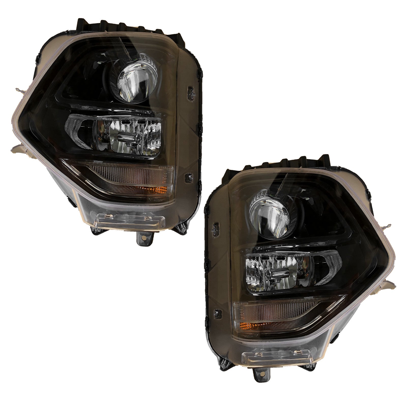 2019 2020 Hyundai Santa Fe Headlight Assembly Halogen Left Right Pair