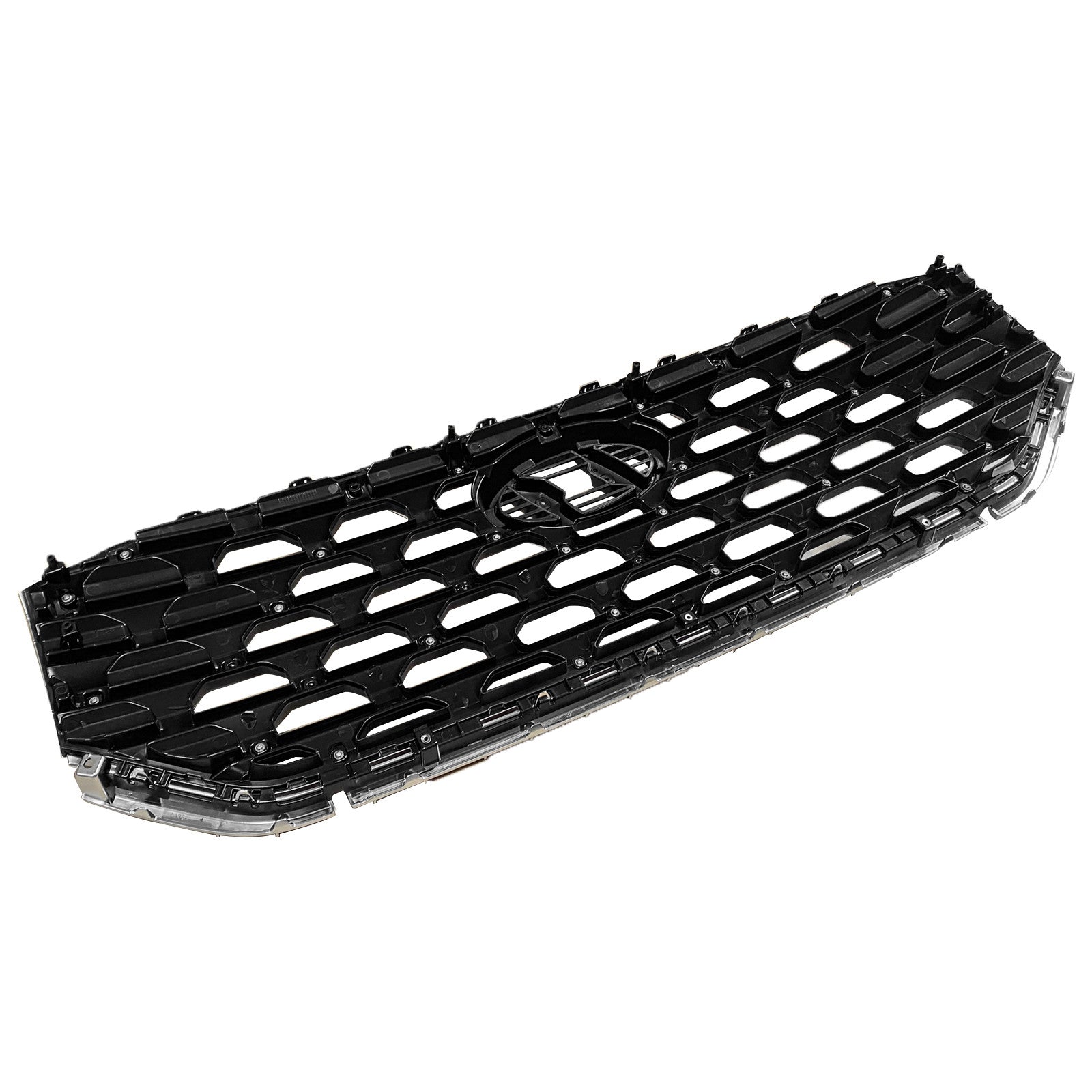For 2021 2022 2023 Hyundai Santa Fe Front Upper Grille Grill Assembly Chrome