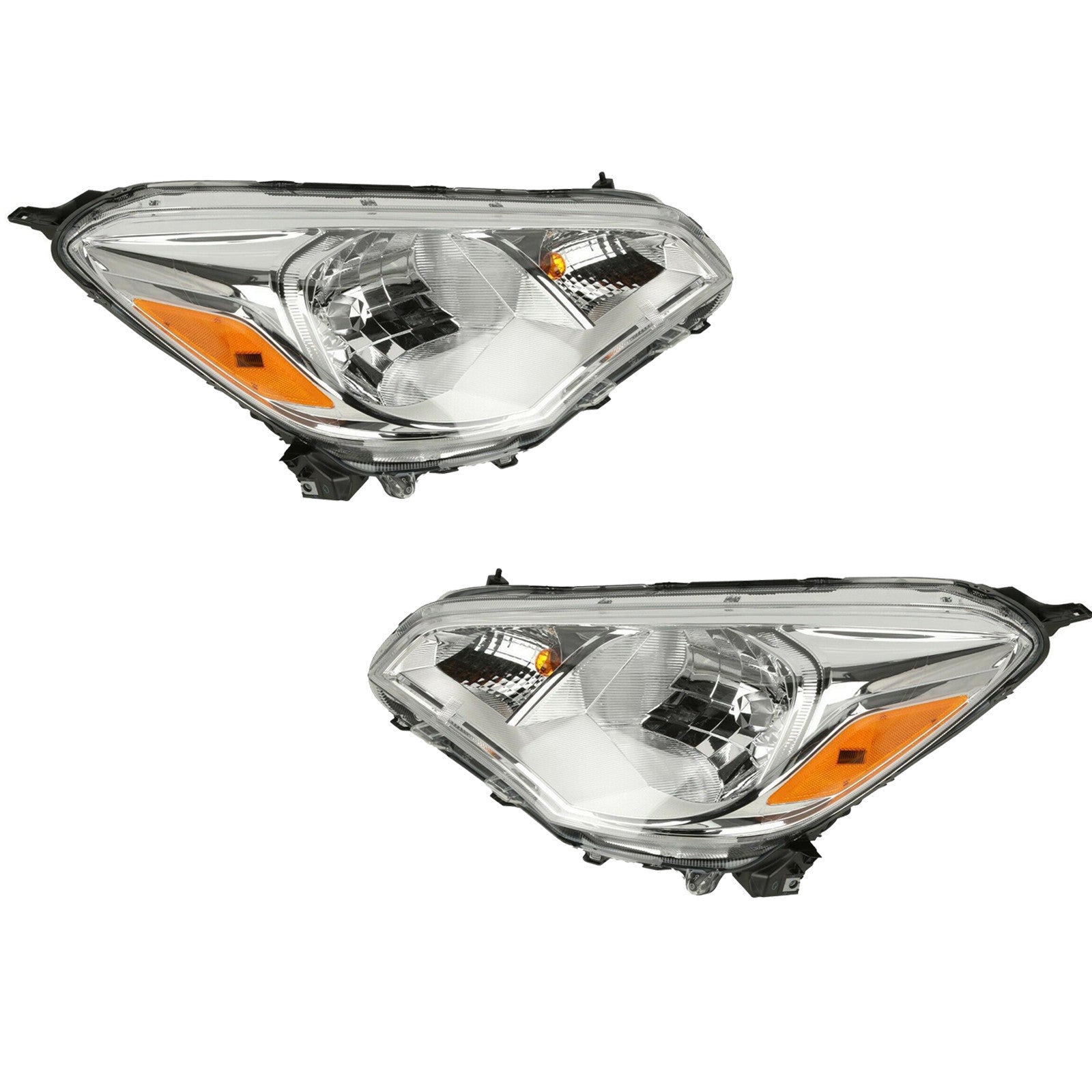 For 2017 2018 2019 2020 Mitsubishi Mirage G4 Headlight Assembly Left Right Pair