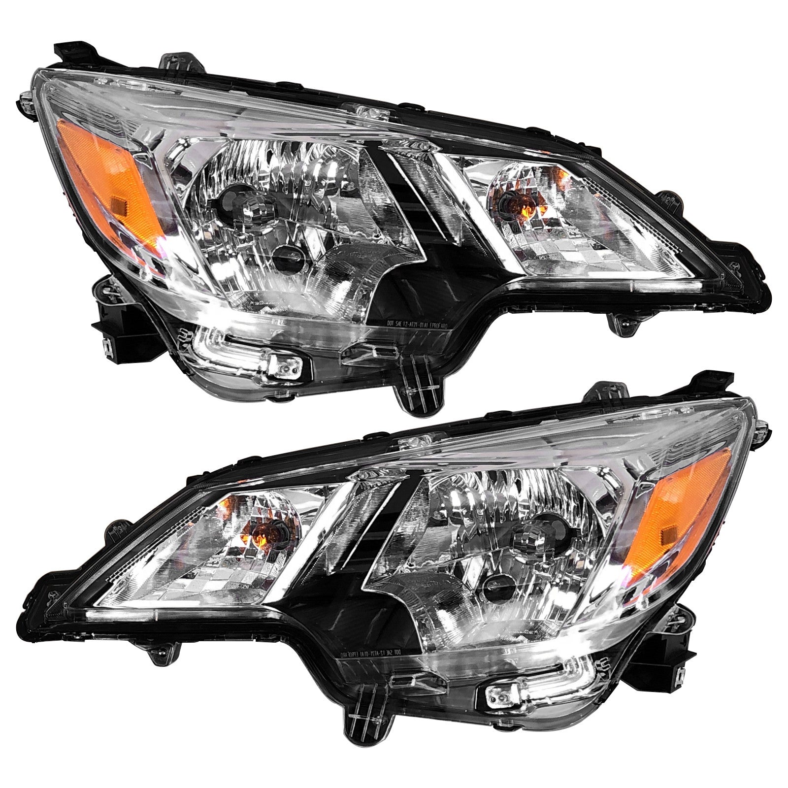 For 2021 2022 2023 Mitsubishi Mirage G4 Headlight Headlamp Assembly Left Right Pair