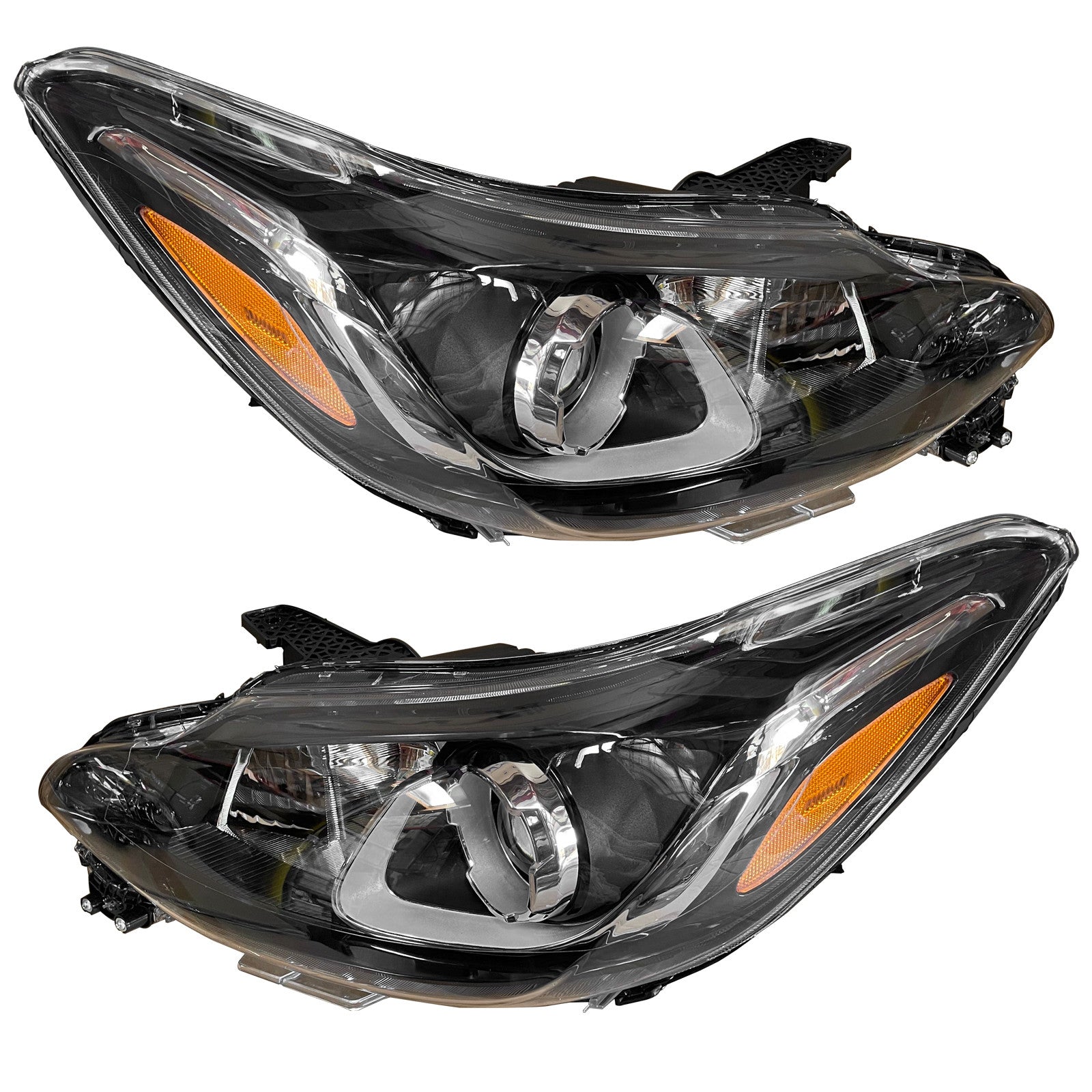 For 2019 2020 2021 2022 Chevrolet Spark Headlight Assembly Halogen Left Right Pair
