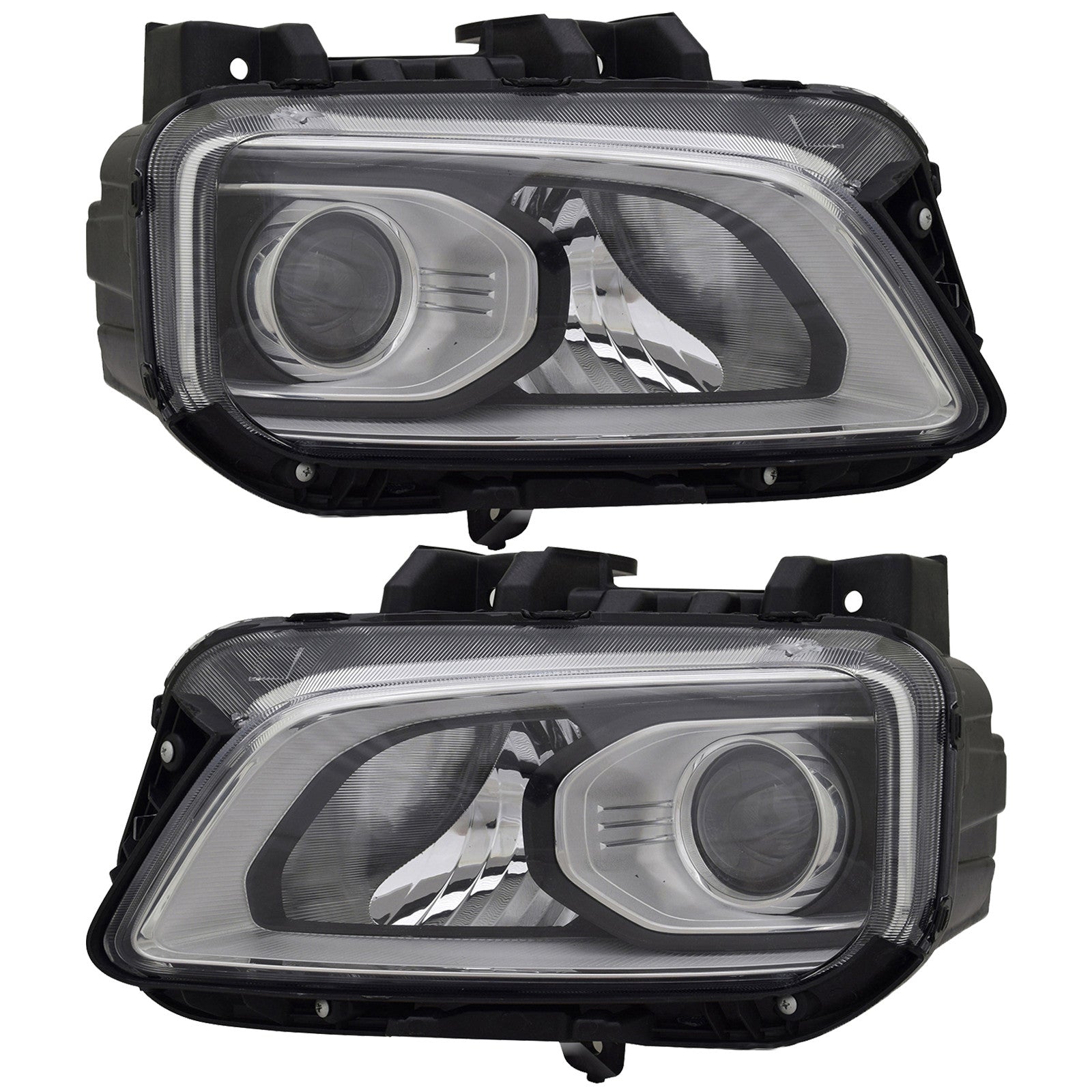 For 2018 2019 2020 2021 Hyundai Kona Headlight Assembly Halogen Left Right Pair