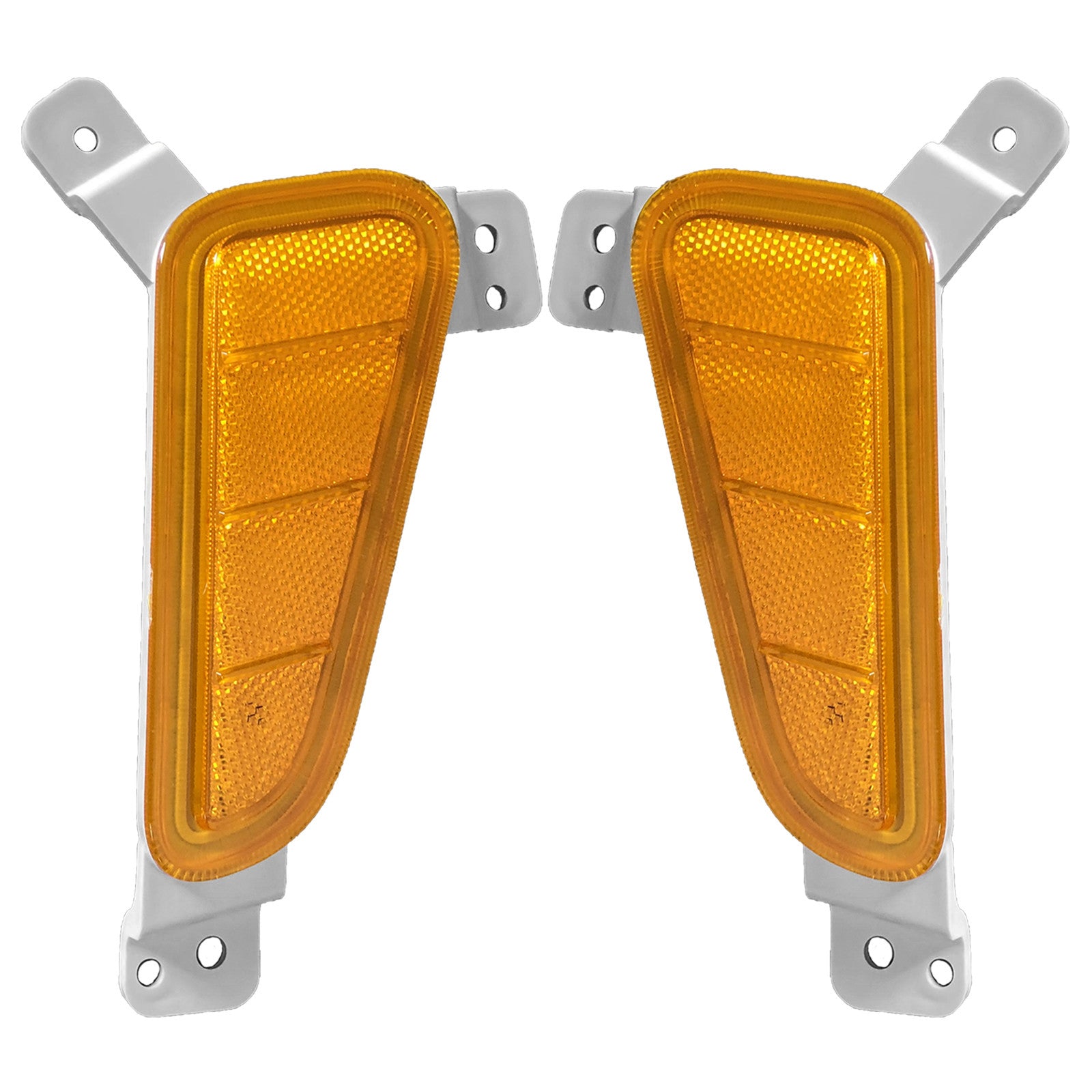For 2018 2019 2020 2021 Hyundai Kona Front Side Marker Lights Lamps Assembly Left Right Pair
