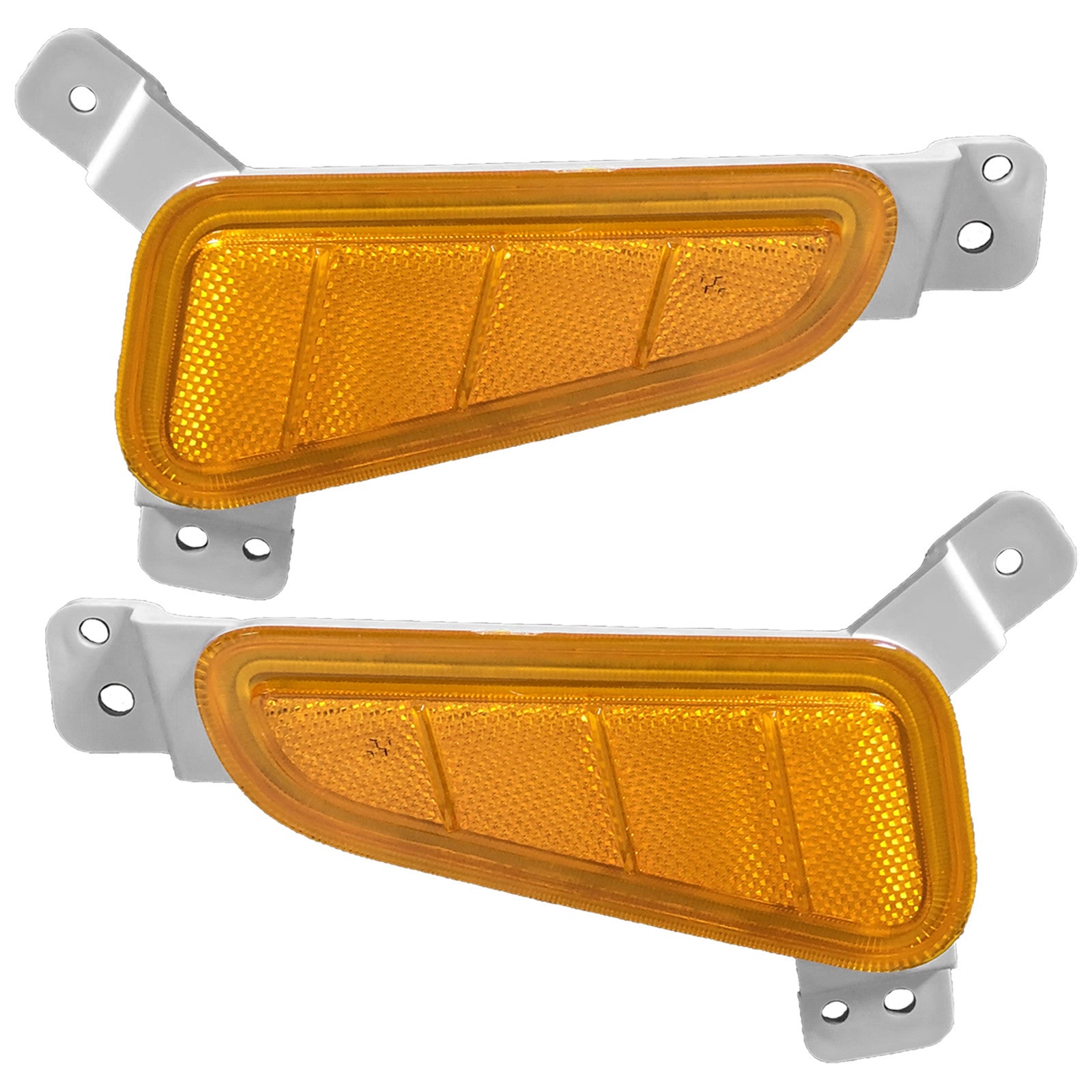 For 2018 2019 2020 2021 Hyundai Kona Front Side Marker Lights Lamps Assembly Left Right Pair