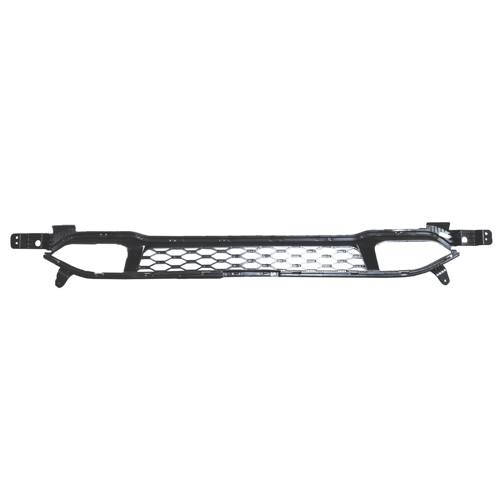 For 2018 2019 2020 2021 Hyundai Kona Front Lower Bumper Grille with Silver Trim