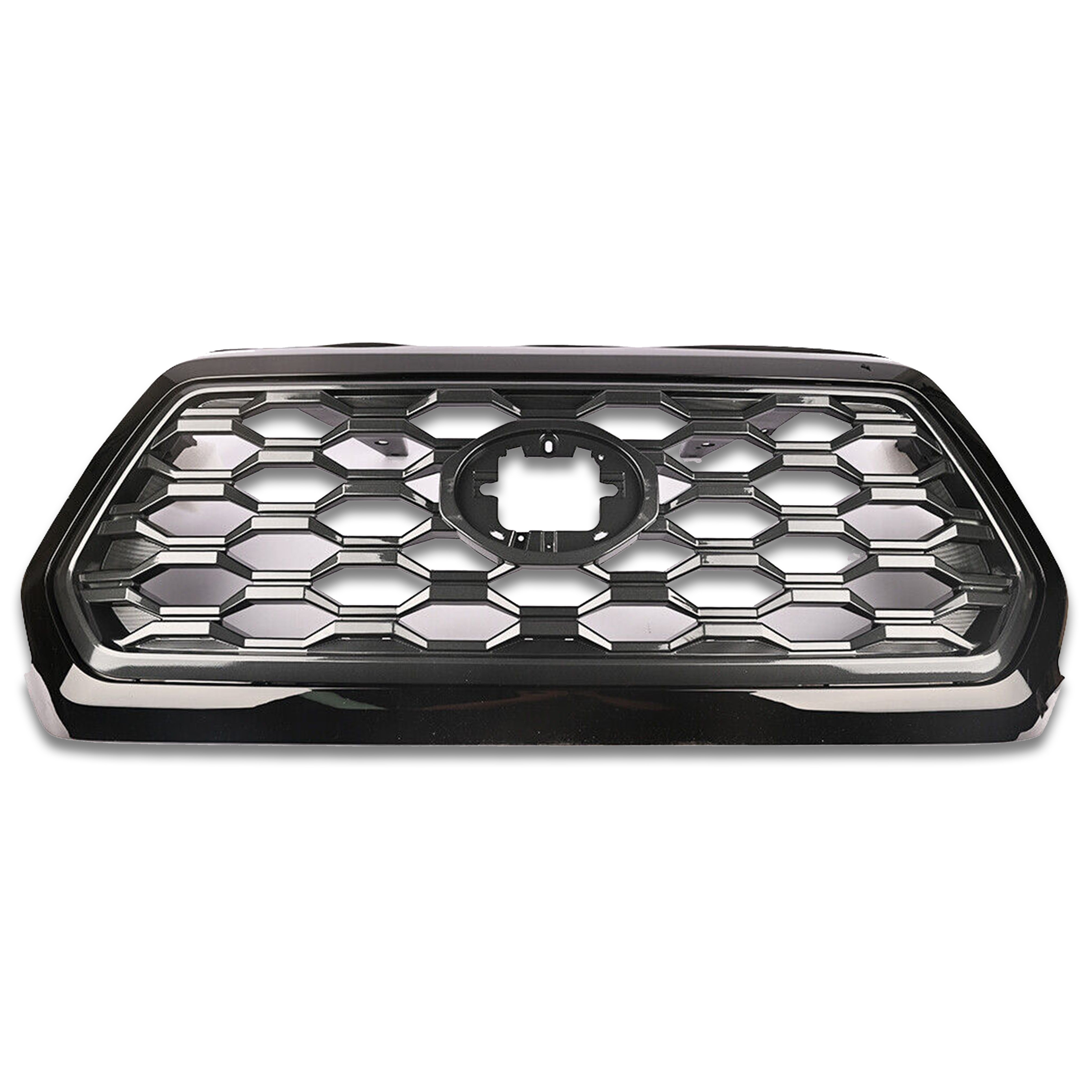 For 2016 2017 2018 2019 2020 2021 2022 2023 Toyota Tacoma Front Hood Bumper Upper Grille Grill Assembly New Mesh Glossy Black 5311404250