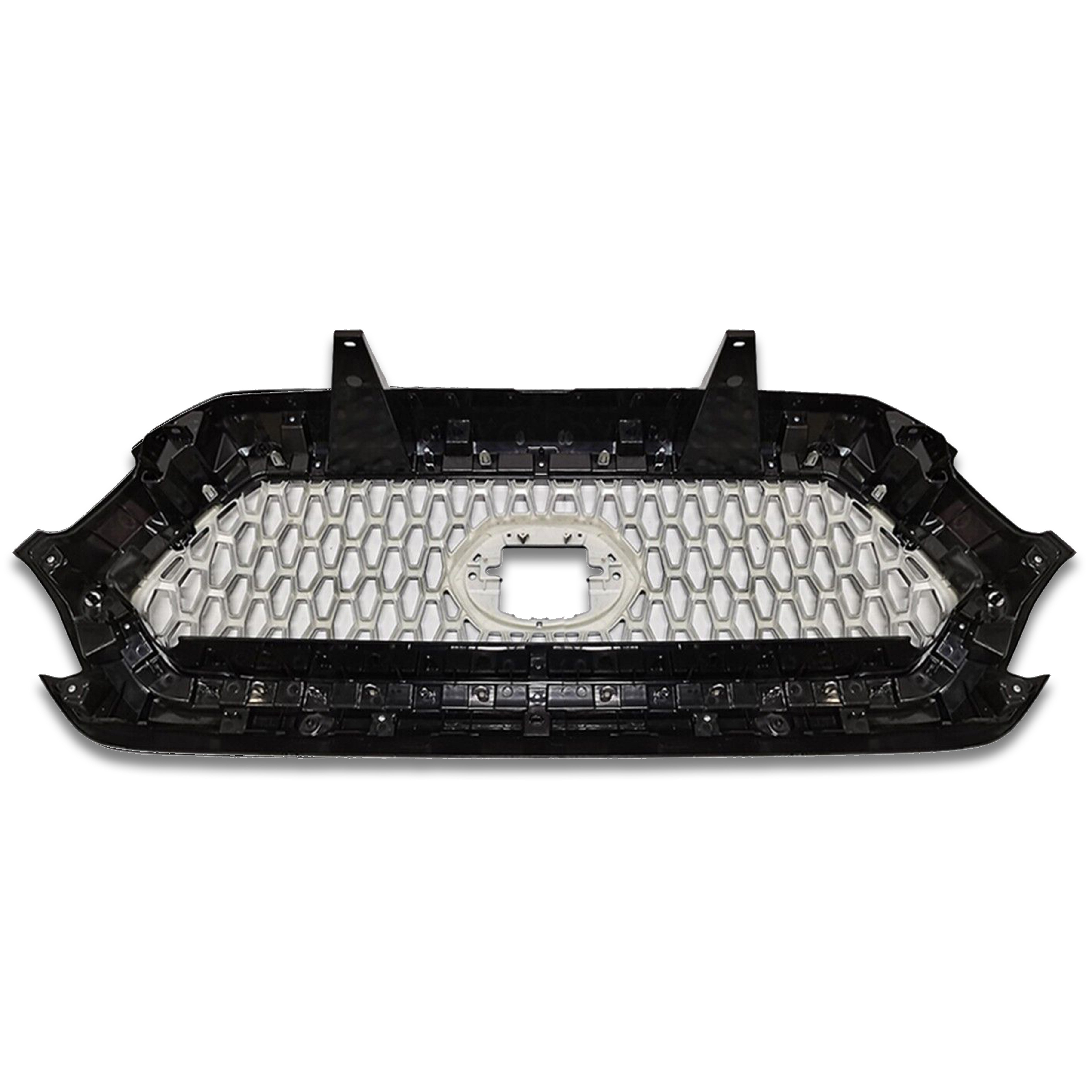 For 2016 2017 2018 2019 2020 2021 2022 2023 Front Hood Bumper Upper Grille Grill Toyota Tacoma New Mesh Glossy Black TRD Assembly