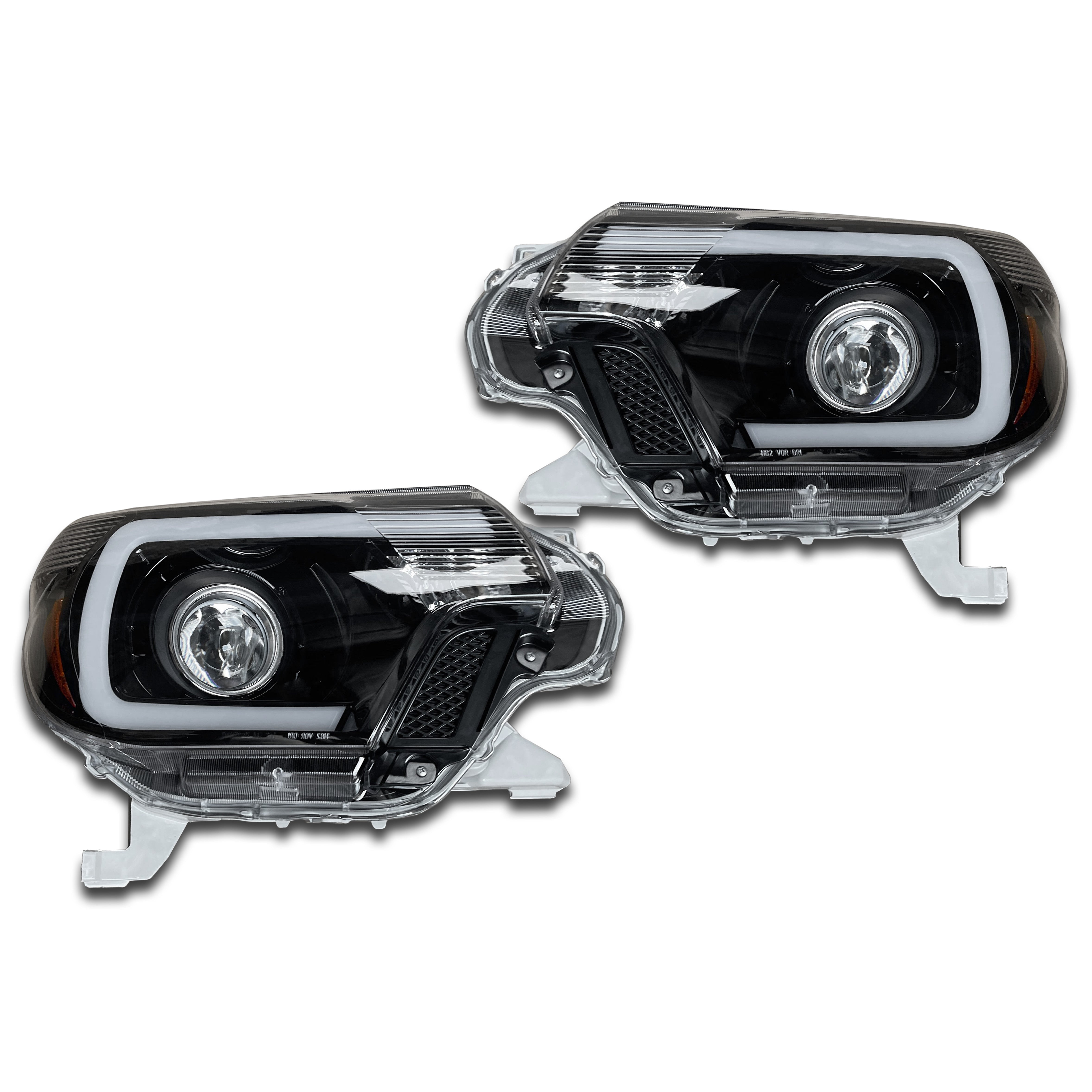 For 2012 2013 2014 2015 Toyota Tacoma LED DRL Headlight Factory Assembly Driver Passenger Left Right Side LH RH Pair Set 2Pcs 8111004180 8115004180