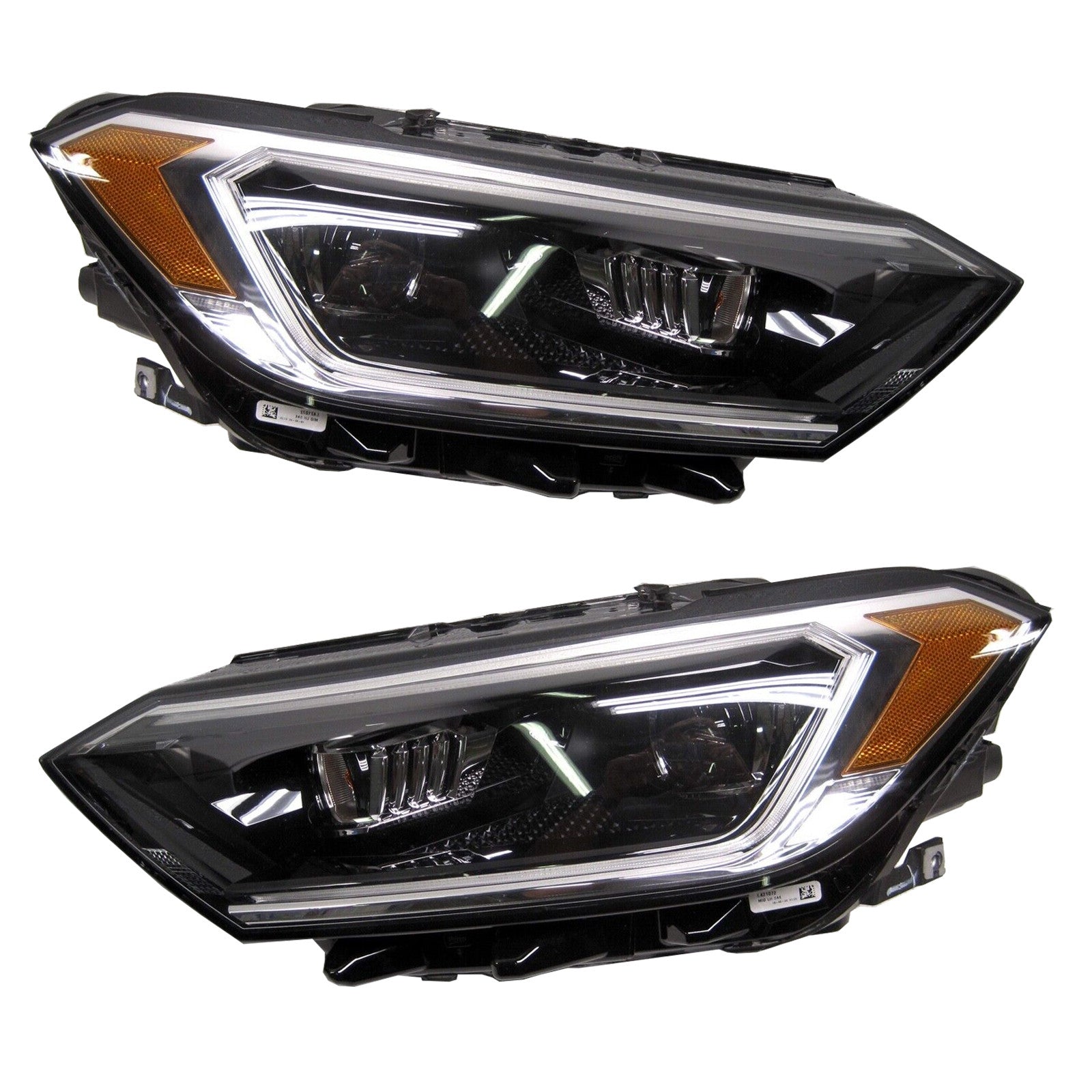 2019 2020 2021 Volkswagen Jetta Headlight Assembly Full LED Projector Left Right Pair