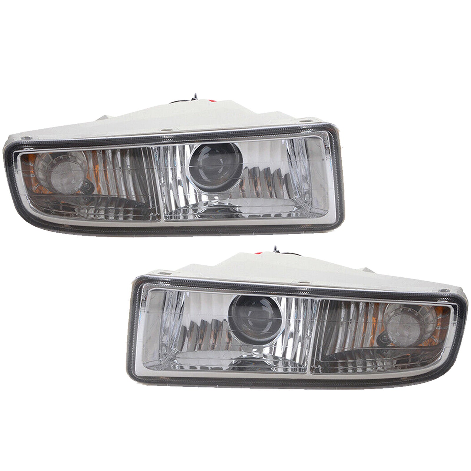 1998 2007 Lexus LX470 Front Bumper Halogen Fog Light Turn Signal Lamps Assembly Left Right Pair