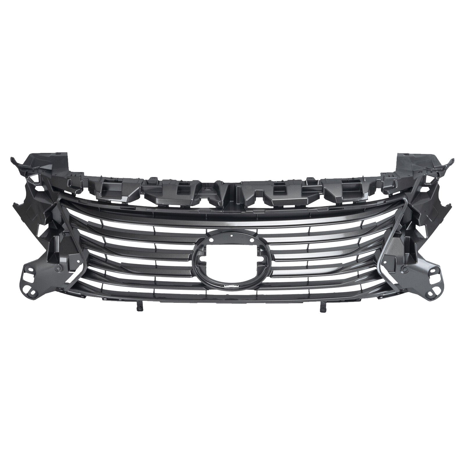 For 2016 2017 2018 Lexus ES300h & ES350 Front Upper Bumper Grille Assembly Dark Gray