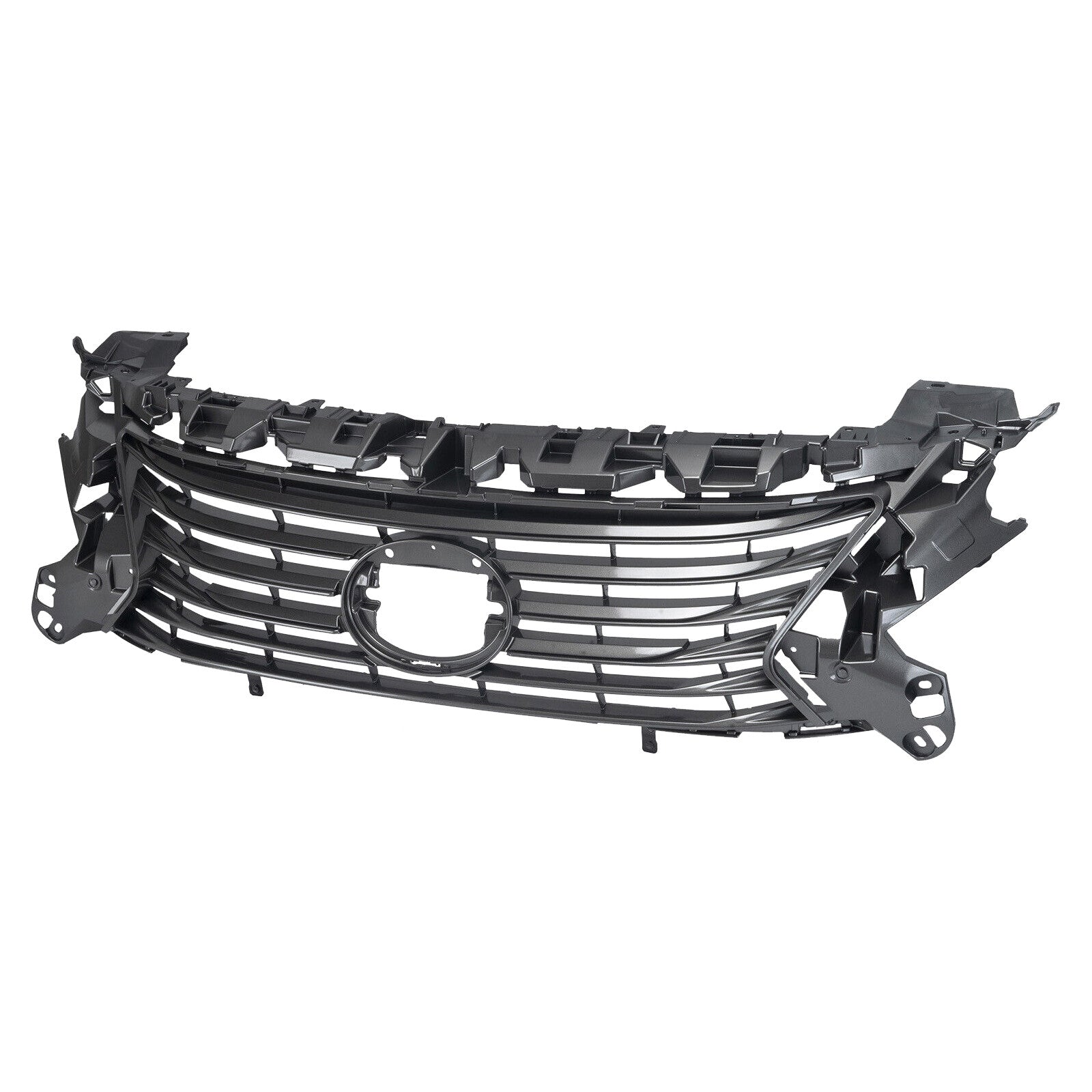 For 2016 2017 2018 Lexus ES300h & ES350 Front Upper Bumper Grille Assembly Dark Gray