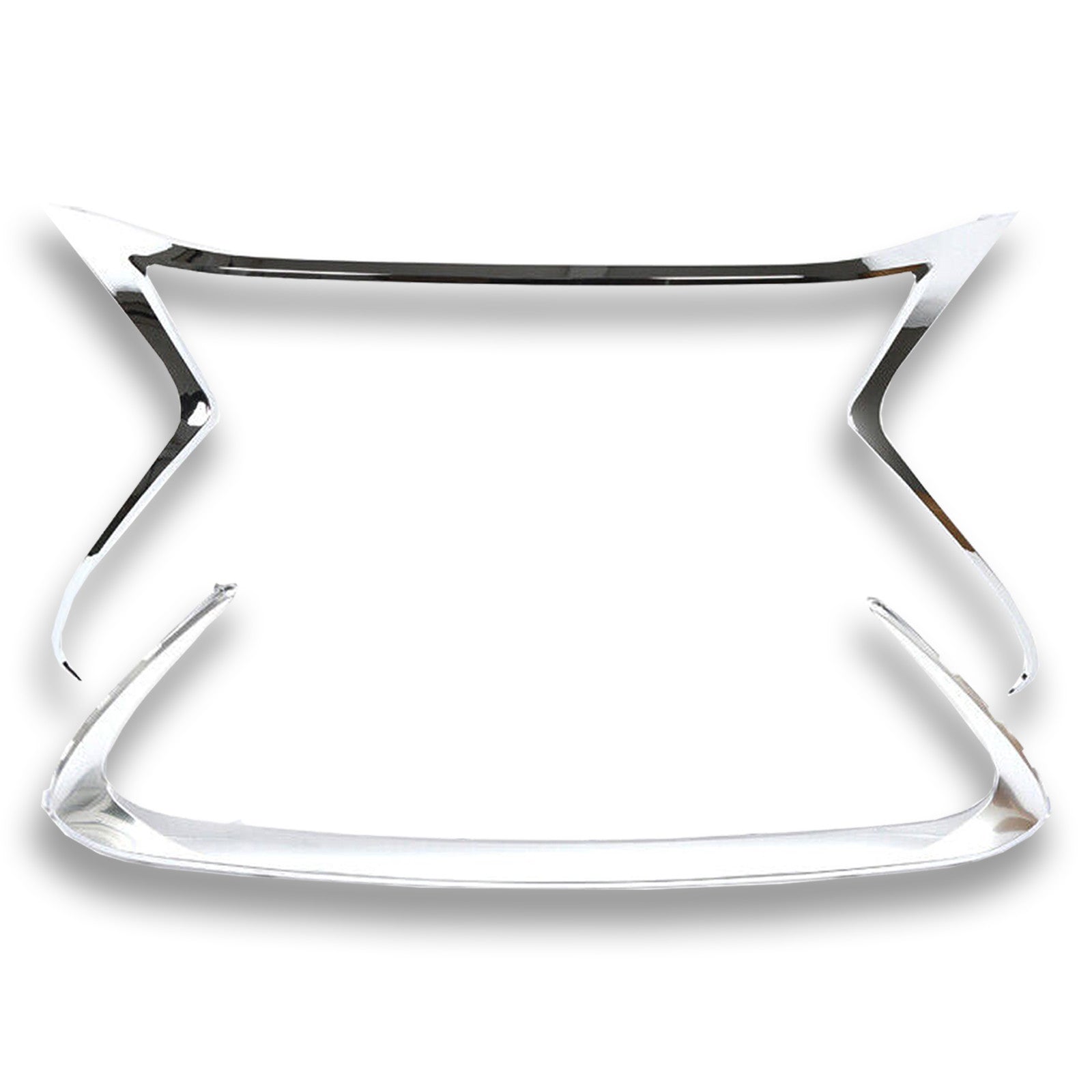 For 2016 2017 2018 Lexus ES300h & ES350 Front Grille Trim Molding Set Chrome 2pcs