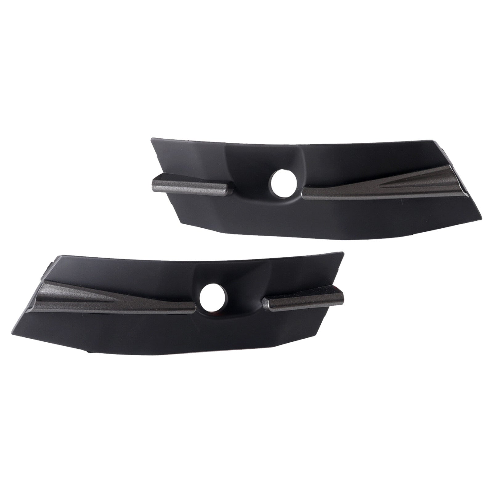 For 2016 2017 2018 Lexus ES300h & ES350 Front Lower Grille Cover Inserts with Sensor Holes Left Right Pair