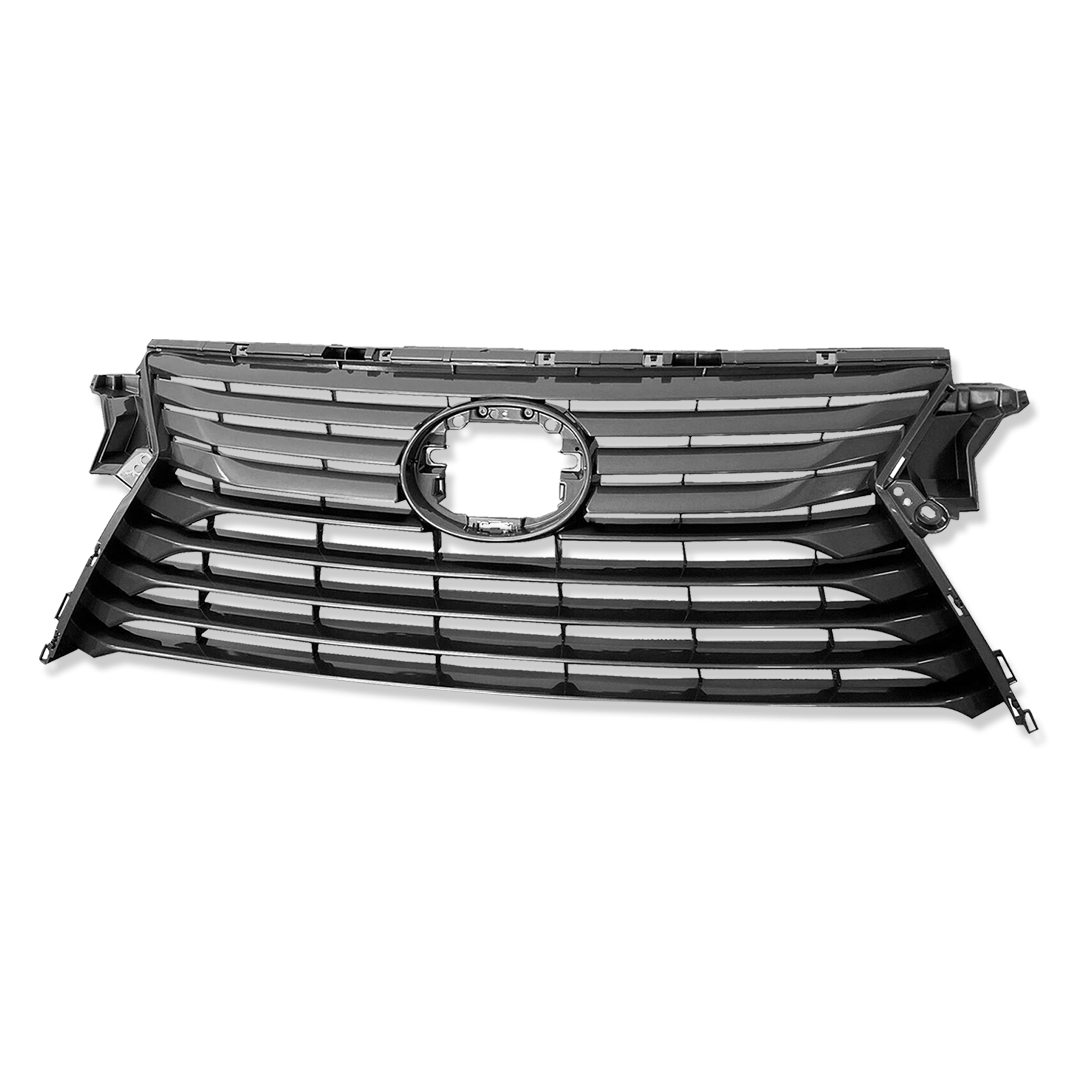 For 2016 2017 2018 2019 Lexus RX350 RX450h Front Upper Lower Bumper Grille Assembly Set 4pcs