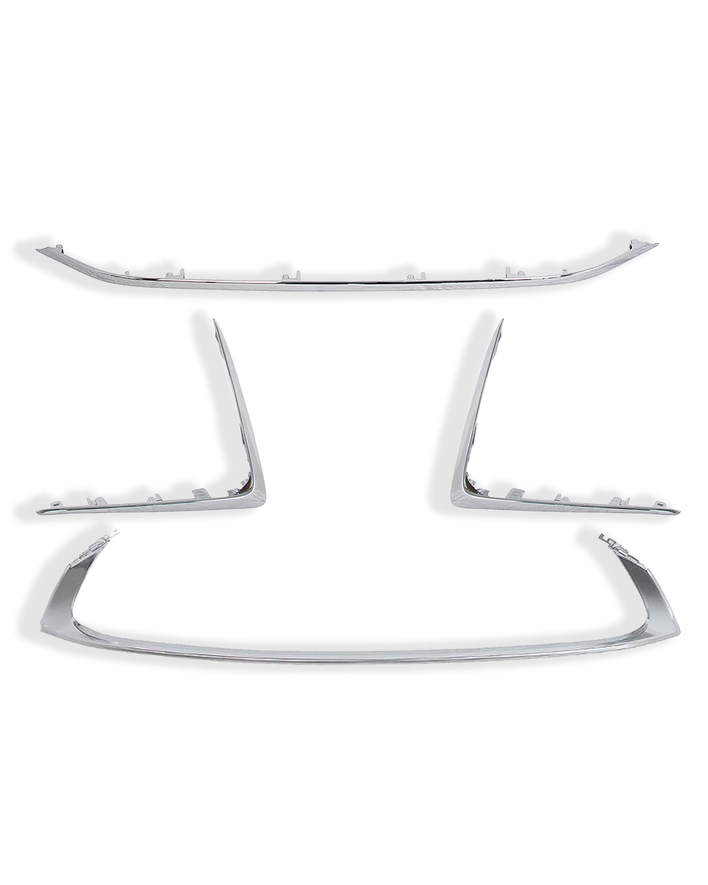 For 2019 2020 2021 Lexus ES300H ES350 Front Upper Lower & Side Trim Moldings