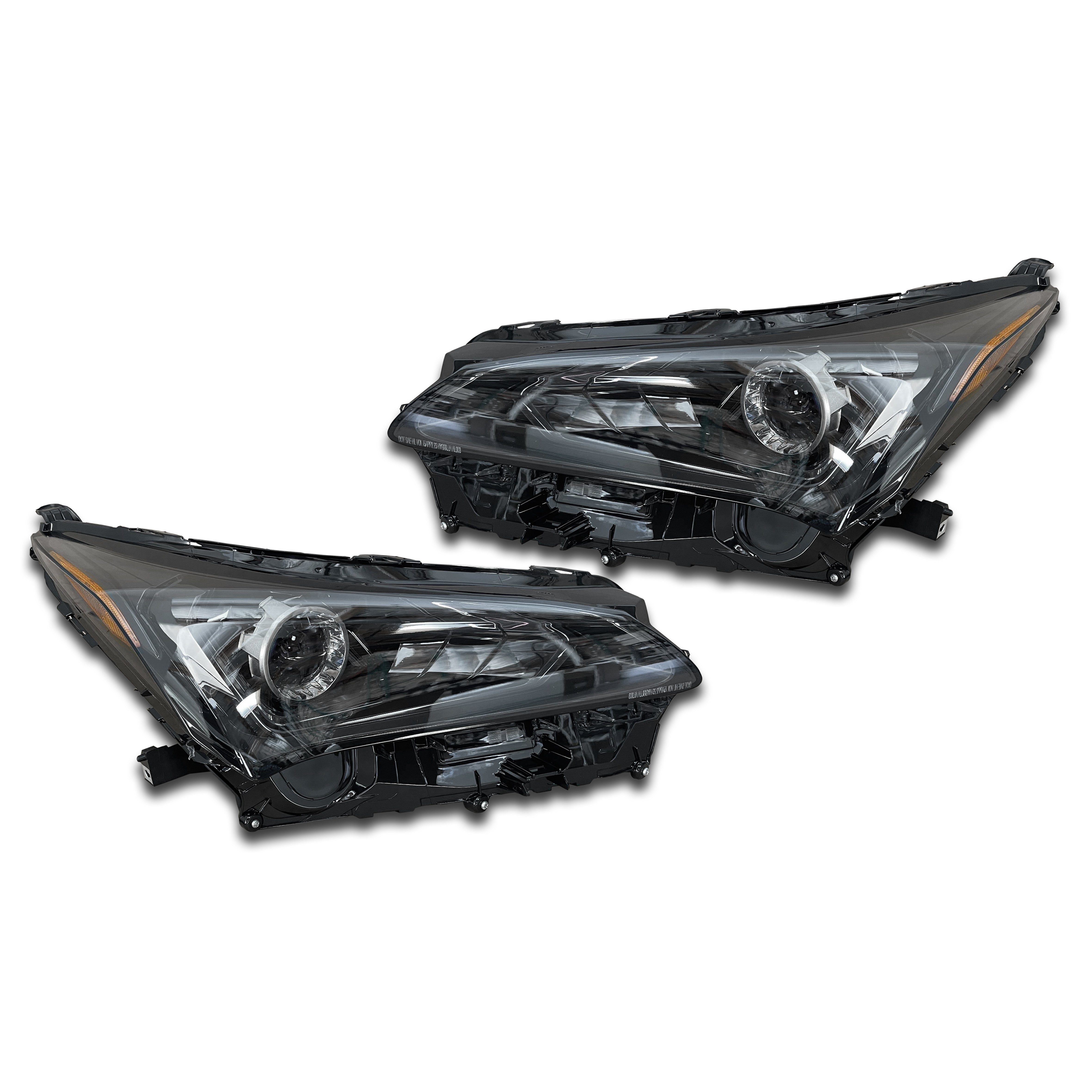 LED No AFS Headlight Headlamp For 2018 2019 2020 2021 Lexus NX200t NX300 NX300h Left Right Driver Passenger Side LH RH Set Pair 2Pcs LX2503176 LX2502176