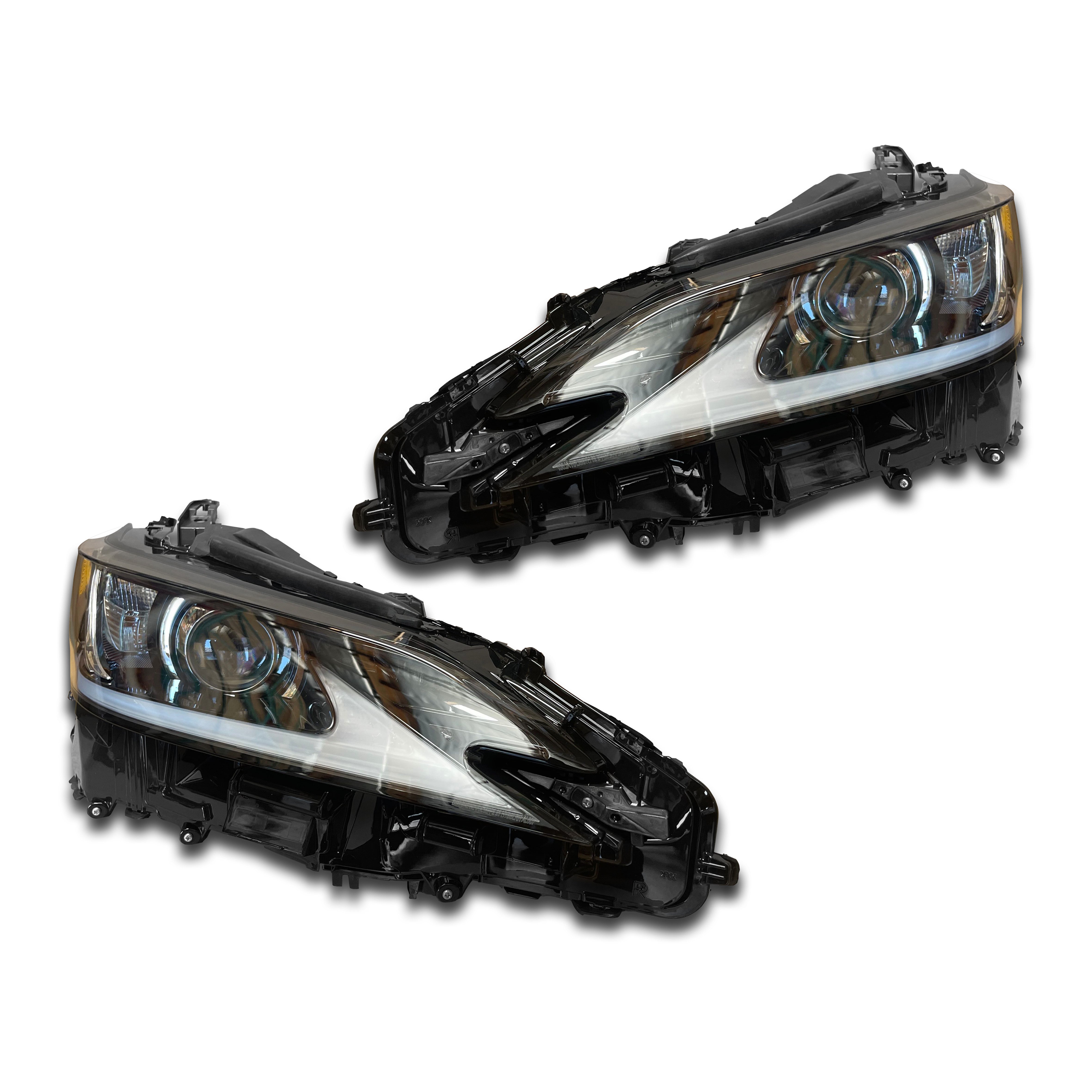 For 2019 2020 2021 2022 Lexus ES250 ES300H ES350 LED Headlight Headlamps Assembly Without LED Signal Light Left Right Driver Passenger Side LH RH Set Pair LX2512183 LX2503183