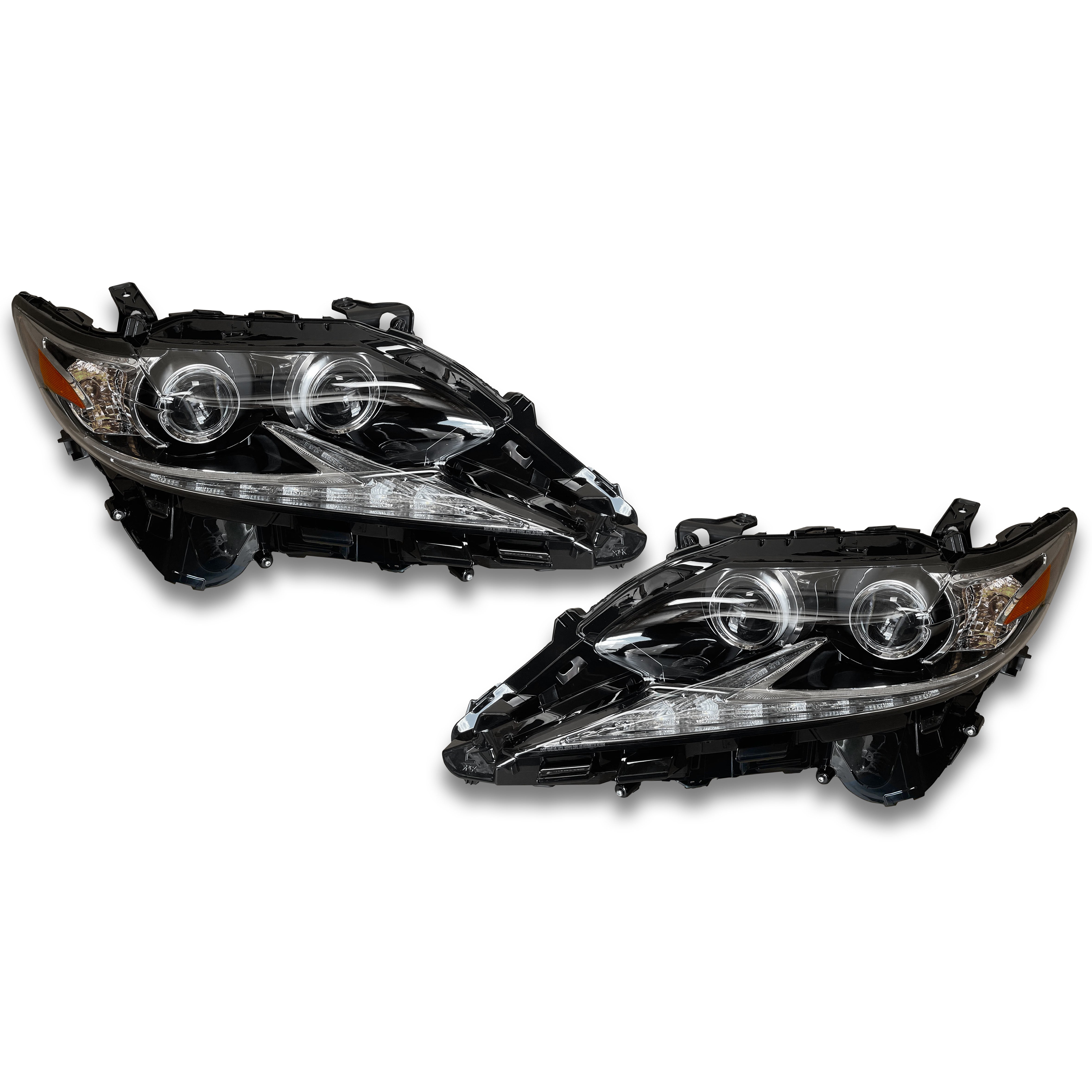 For 2016 2017 2018 Lexus ES350 ES300h High Beam LED Headlight Headlight Factory Assembly LED with DRL Left Right Driver Passenger Side LH RH Set Pair 2Pcs 8107033A60 8114033A60