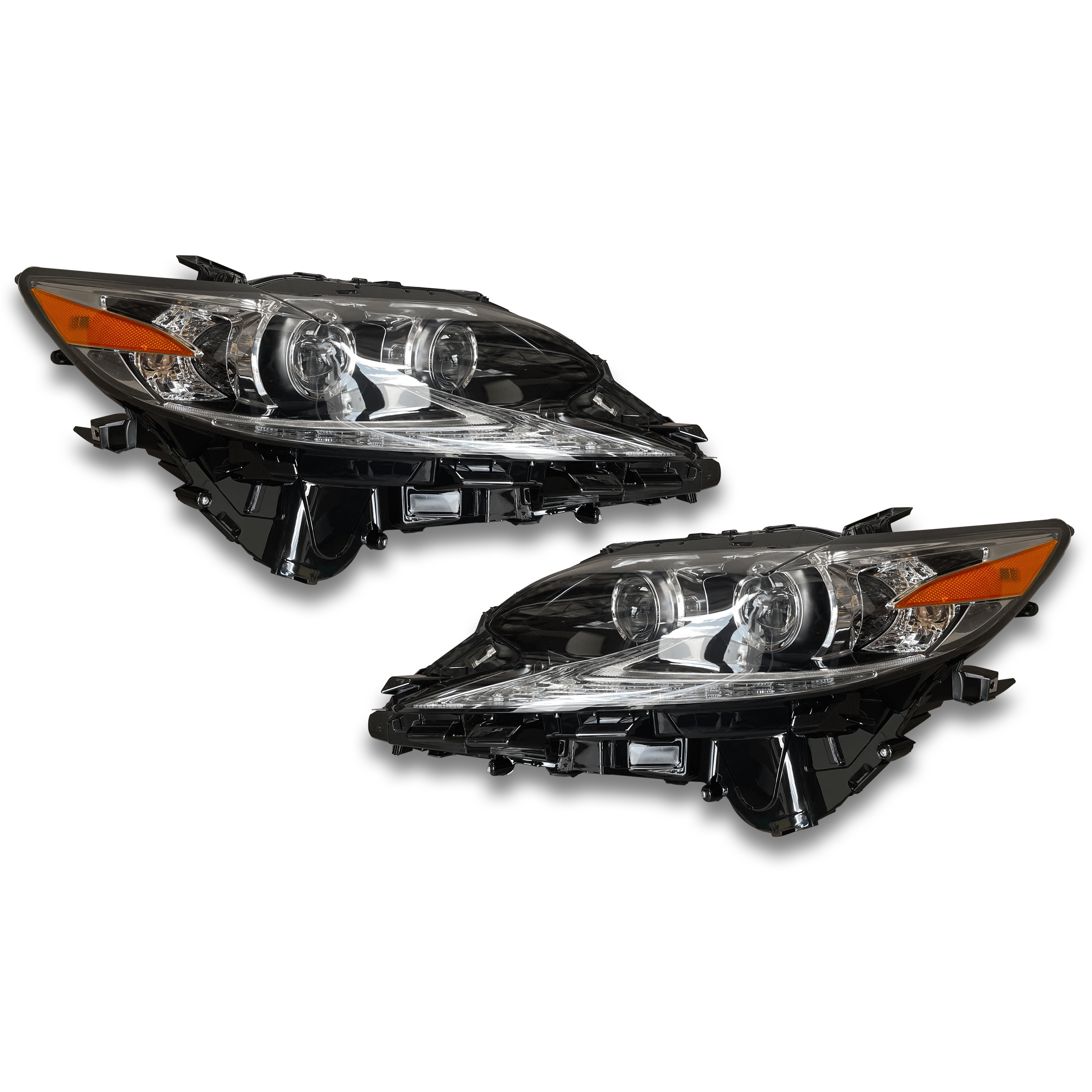 For 2016 2017 2018 Lexus ES350 ES300h High Beam LED Headlight Headlight Factory Assembly LED with DRL Left Right Driver Passenger Side LH RH Set Pair 2Pcs 8107033A60 8114033A60