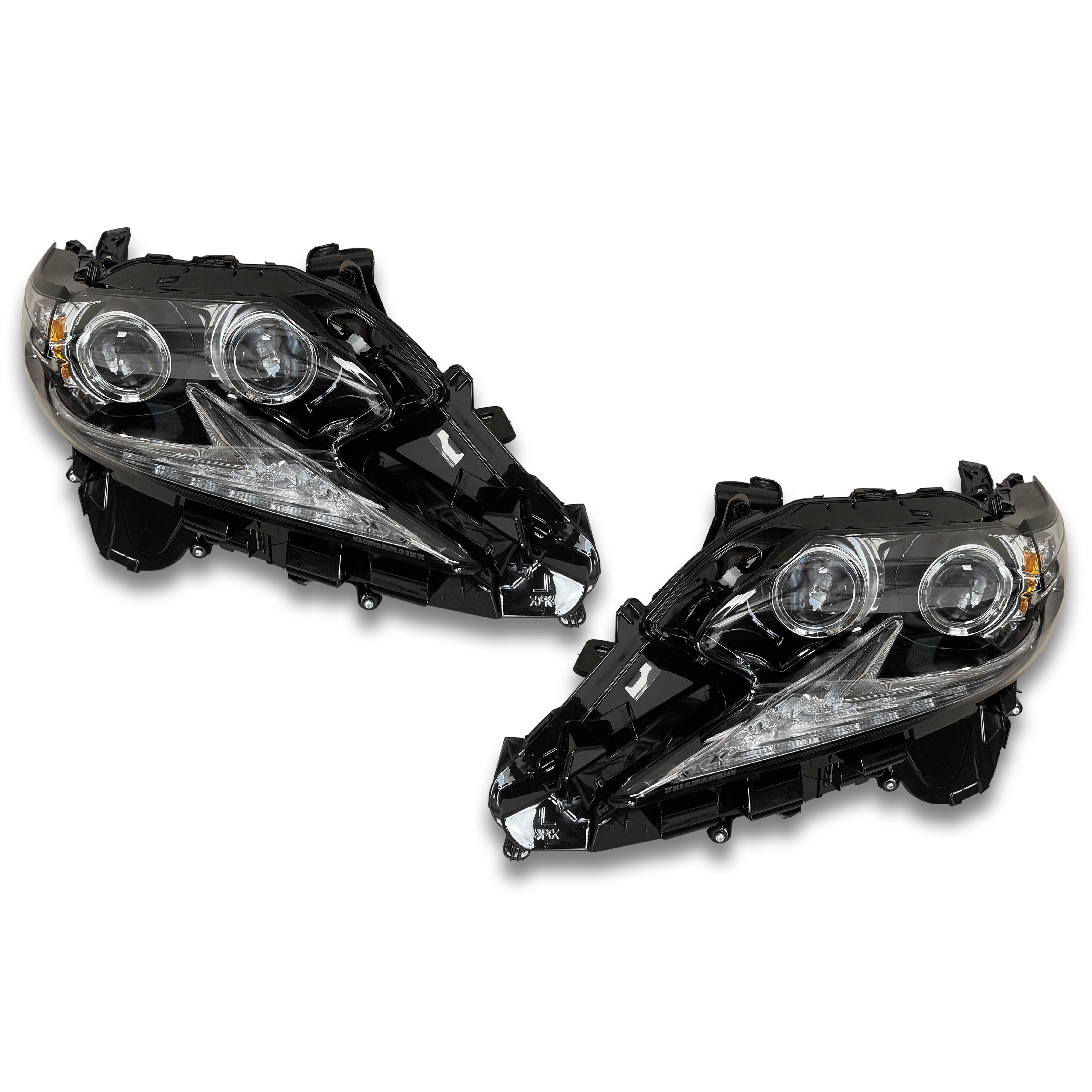 For 2016 2017 2018 Lexus ES350 ES300h High Beam LED Headlight Headlight Factory Assembly LED with DRL Left Right Driver Passenger Side LH RH Set Pair 2Pcs 8107033A60 8114033A60