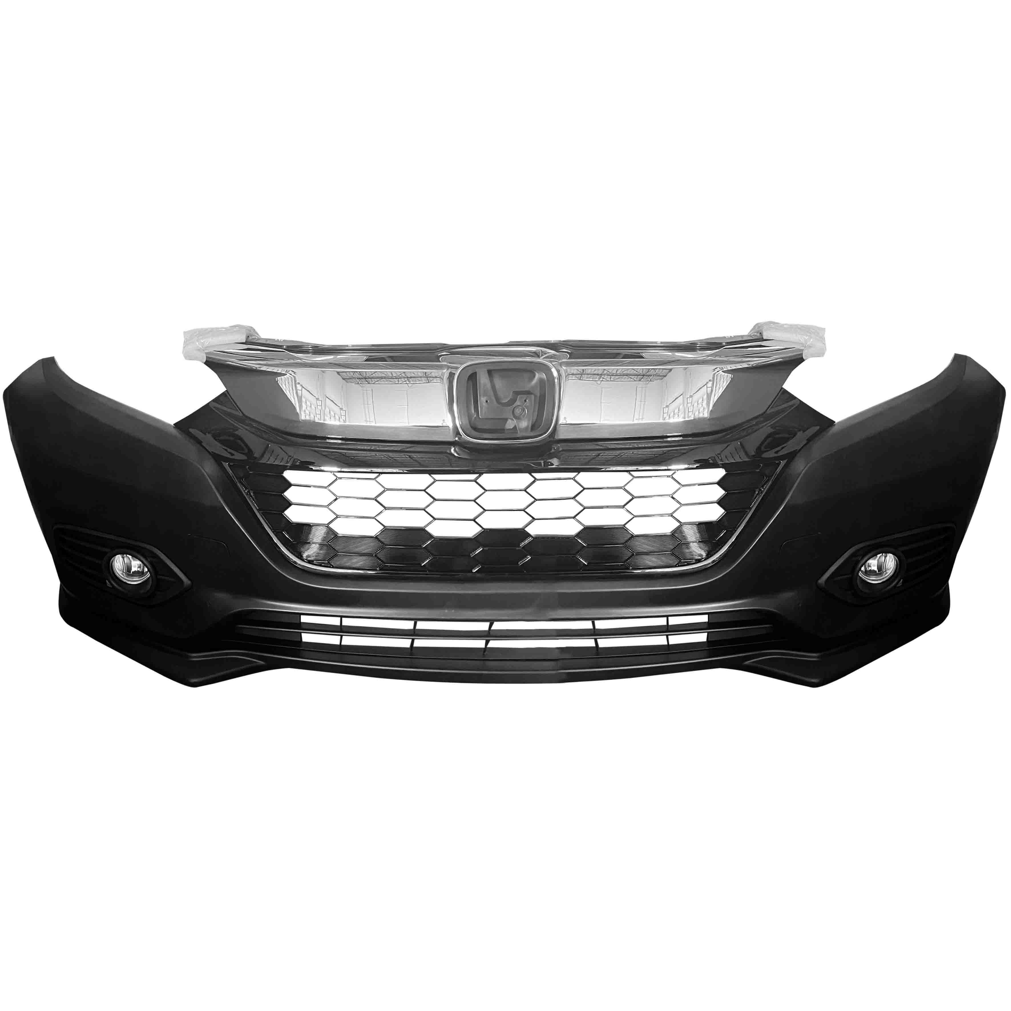 For 2019 2020 2021 2022 Honda HRV HR-V Front Bumper Set Assembly w Grille Fog