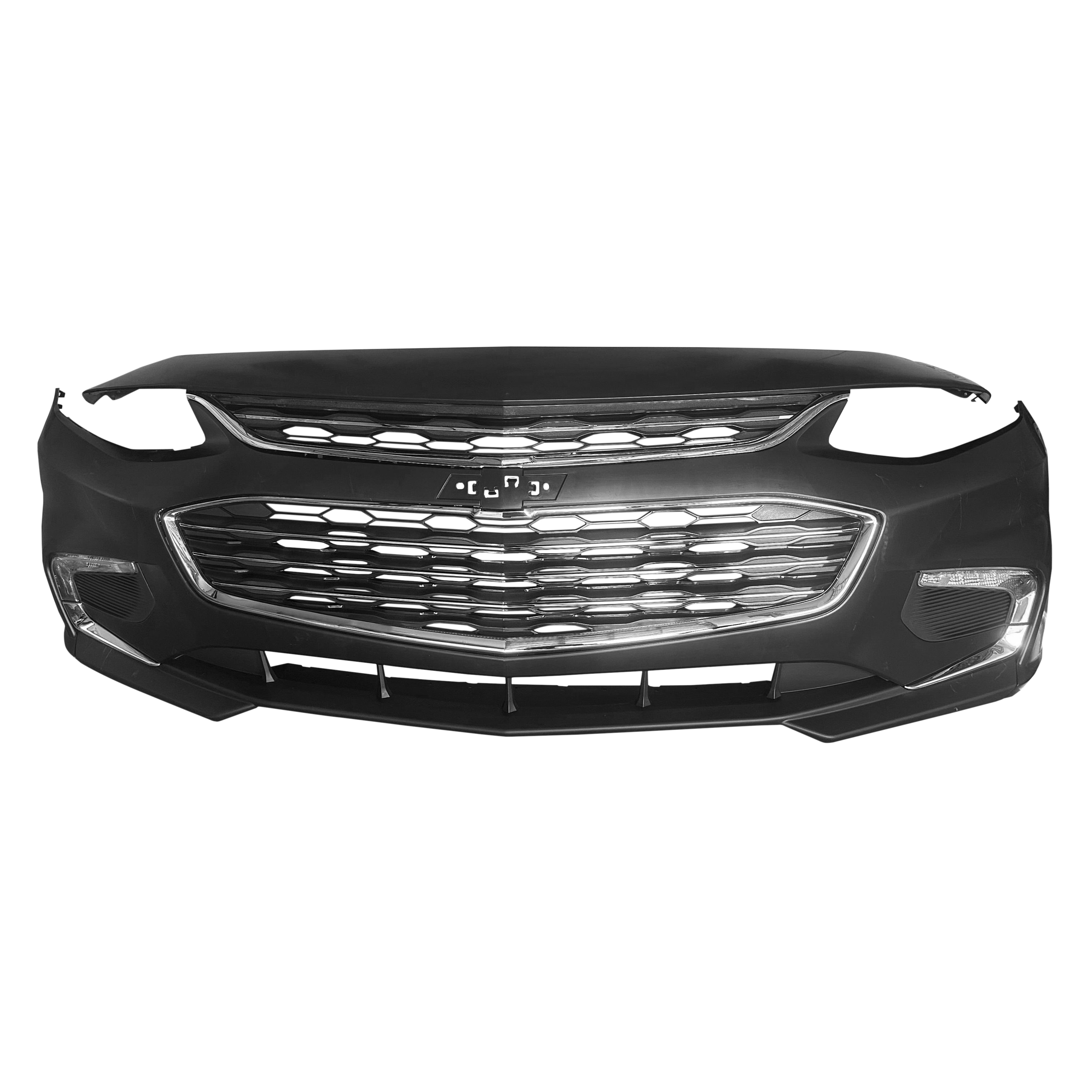 For 2016 2017 2018 Chevy Malibu Front Bumper Grilles and Fog Lights Assembly Set
