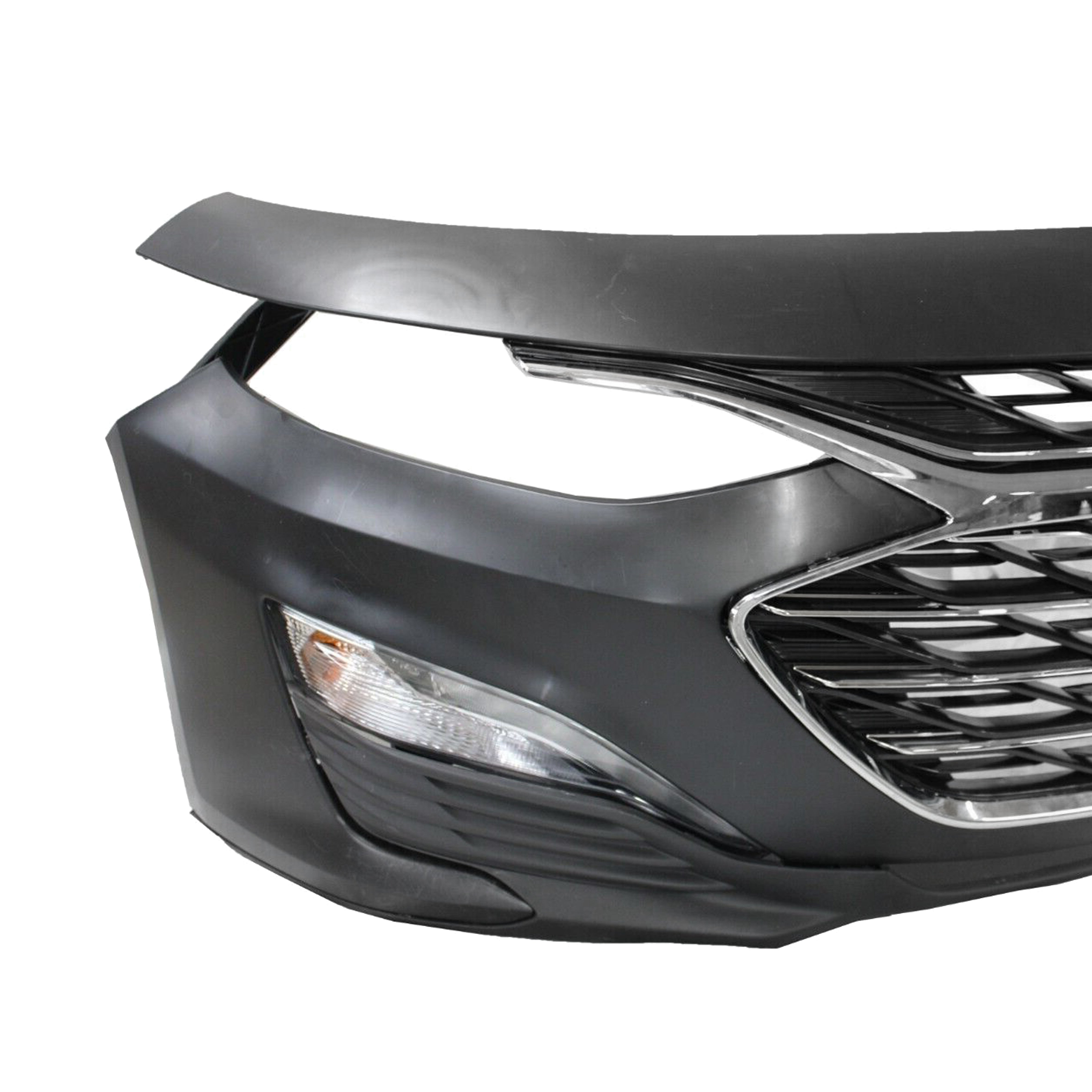 For 2019 2020 2021 2022 2023 Chevy Malibu Front Bumper Grilles & Fog Lights Assembly Set