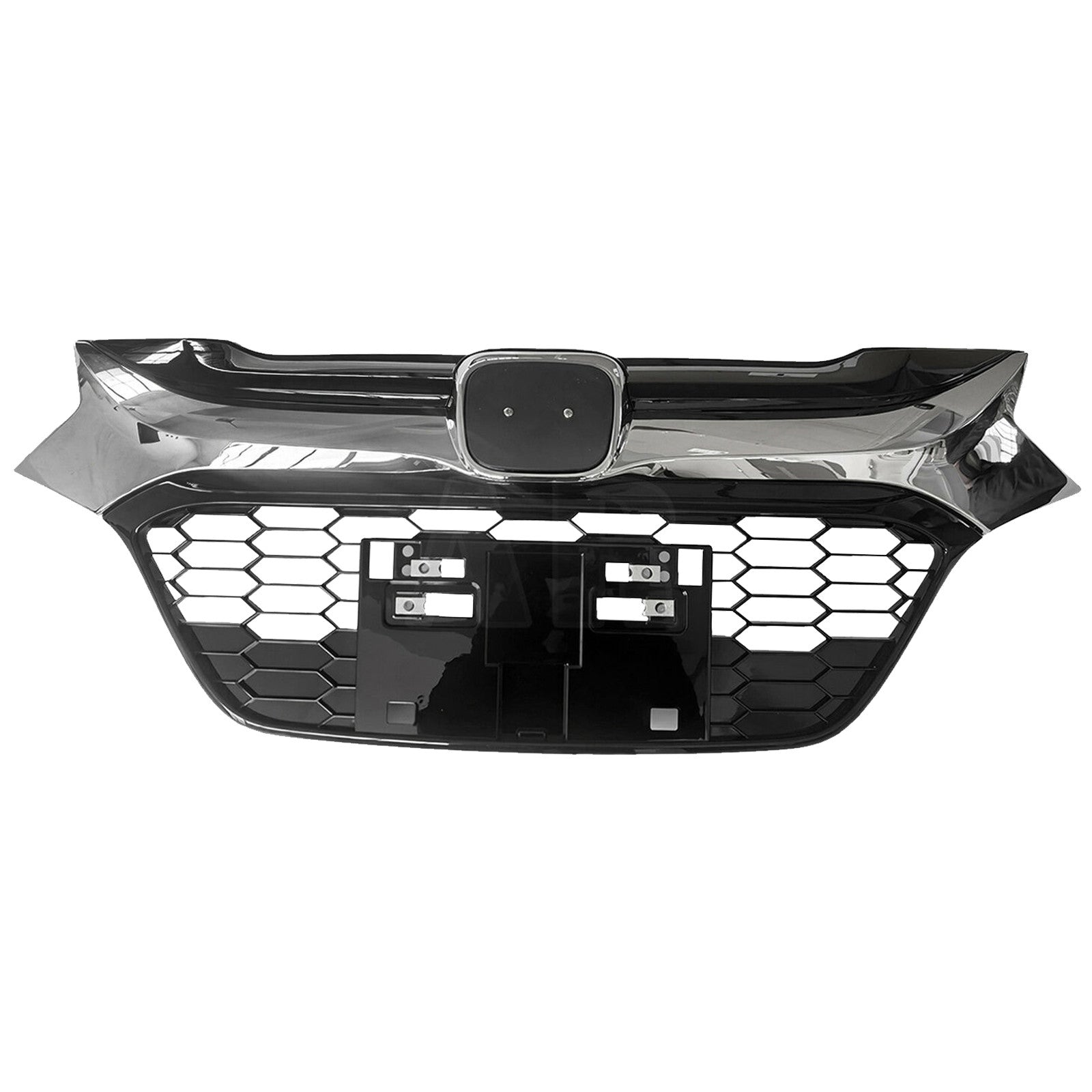 For 2016 2017 2018 Honda HRV Front Upper Grille W Gloss Black Trim