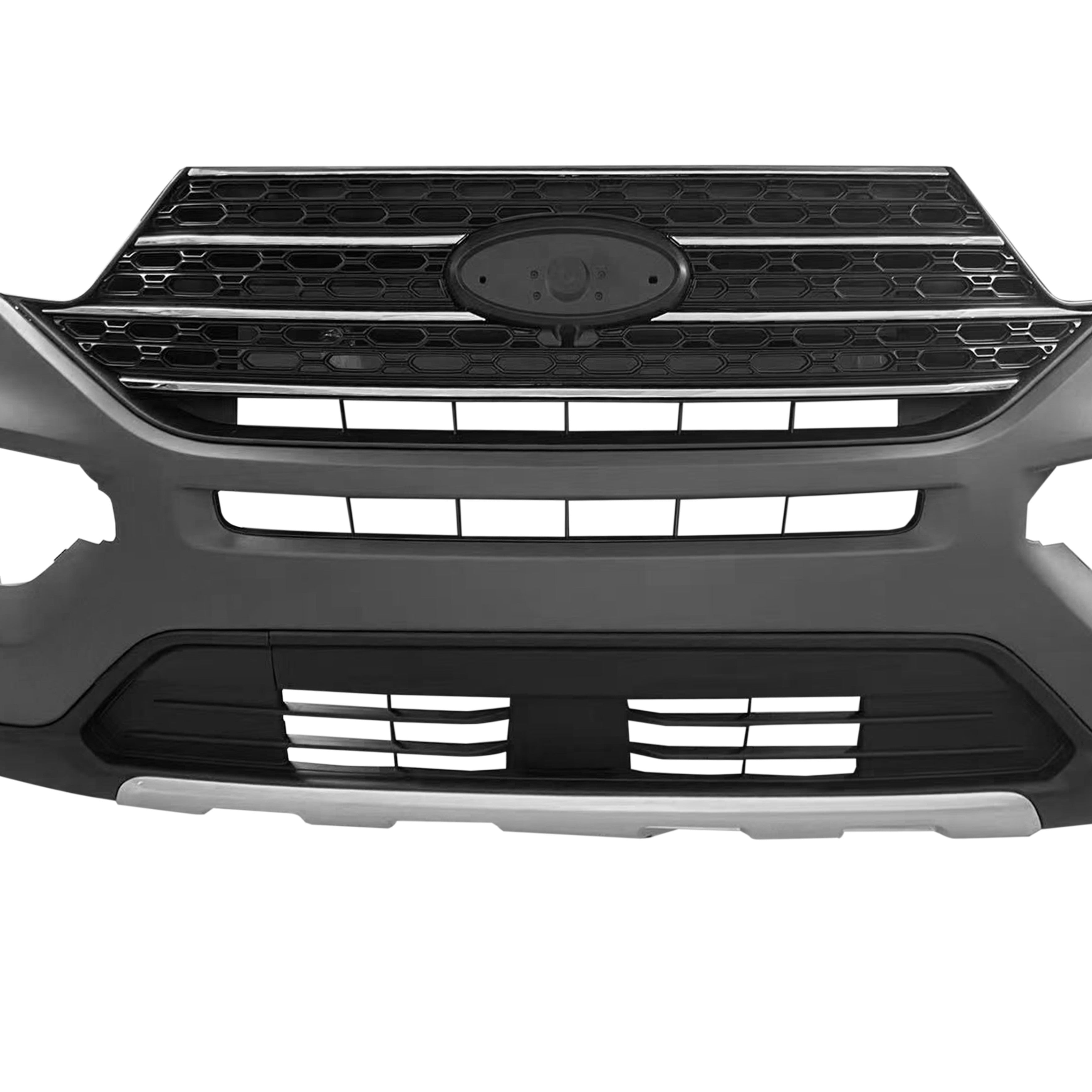 For 2020 2021 2022 Ford Explorer Front Bumper Assembly w/ Sensor w/ Fog Lights