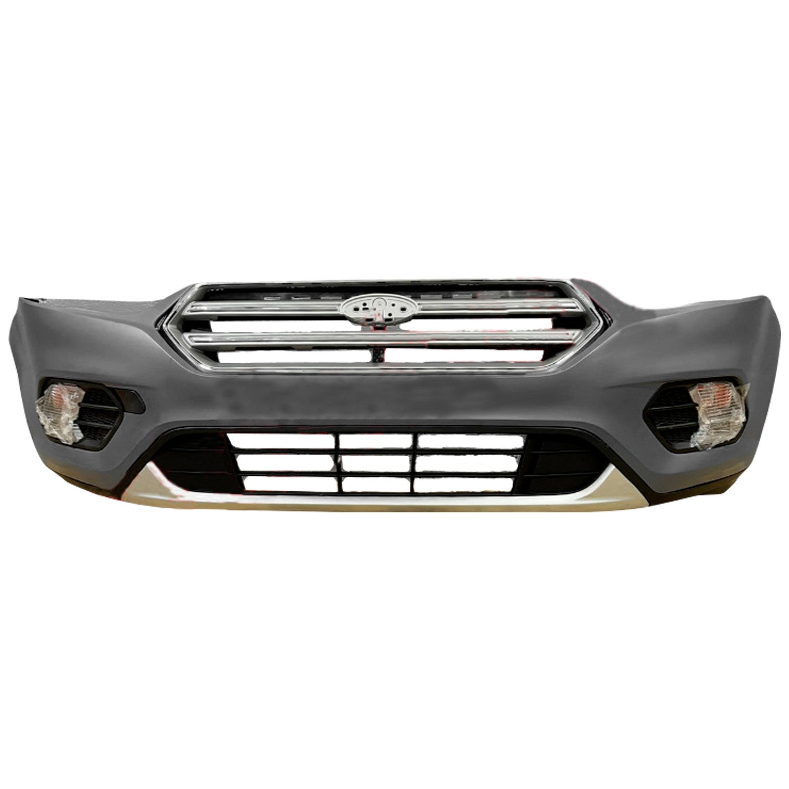 For 2017 2018 2019 Ford Escape Front Bumper Cover With Foglights Assembly
