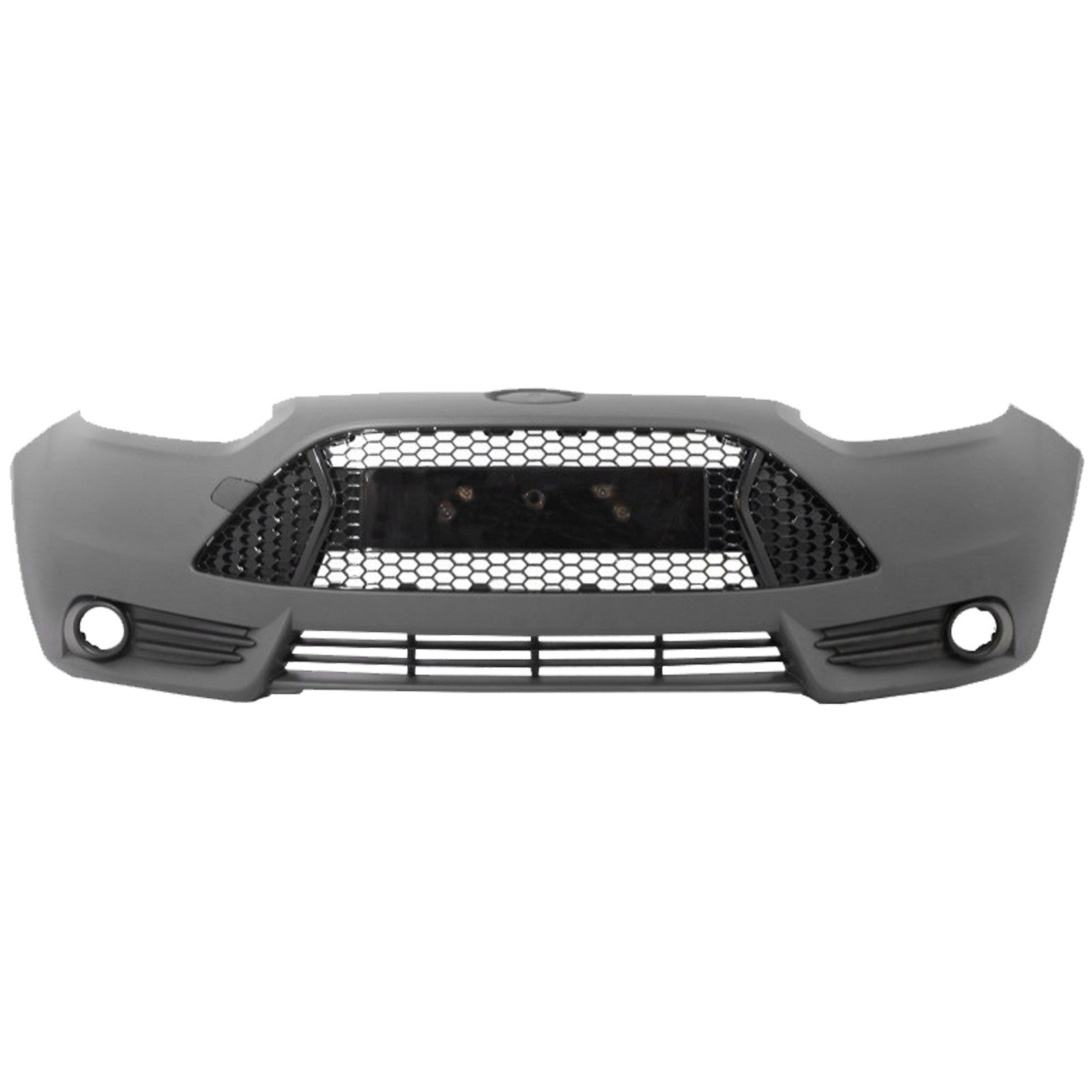 Fits For 2013 2014 Ford Focus St Front Bumper Cover with Grills Assembly